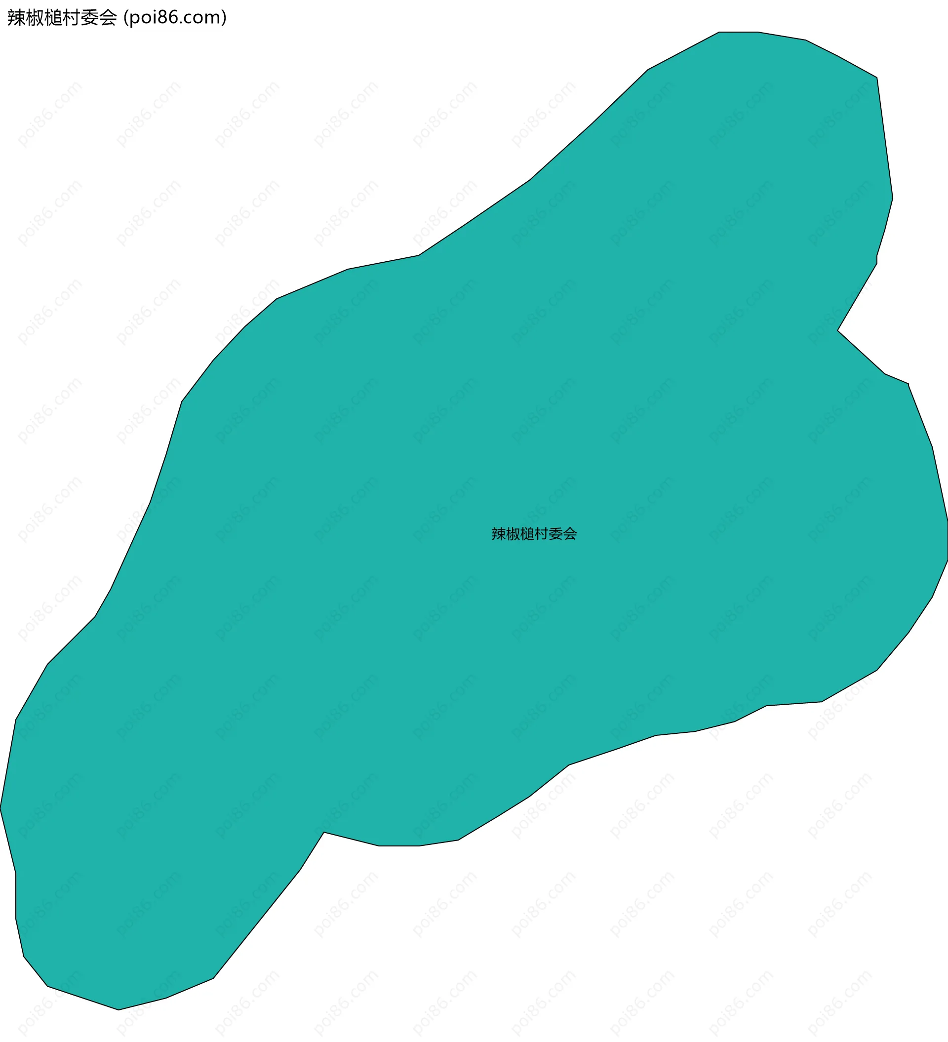 辣椒槌村委会边界地图