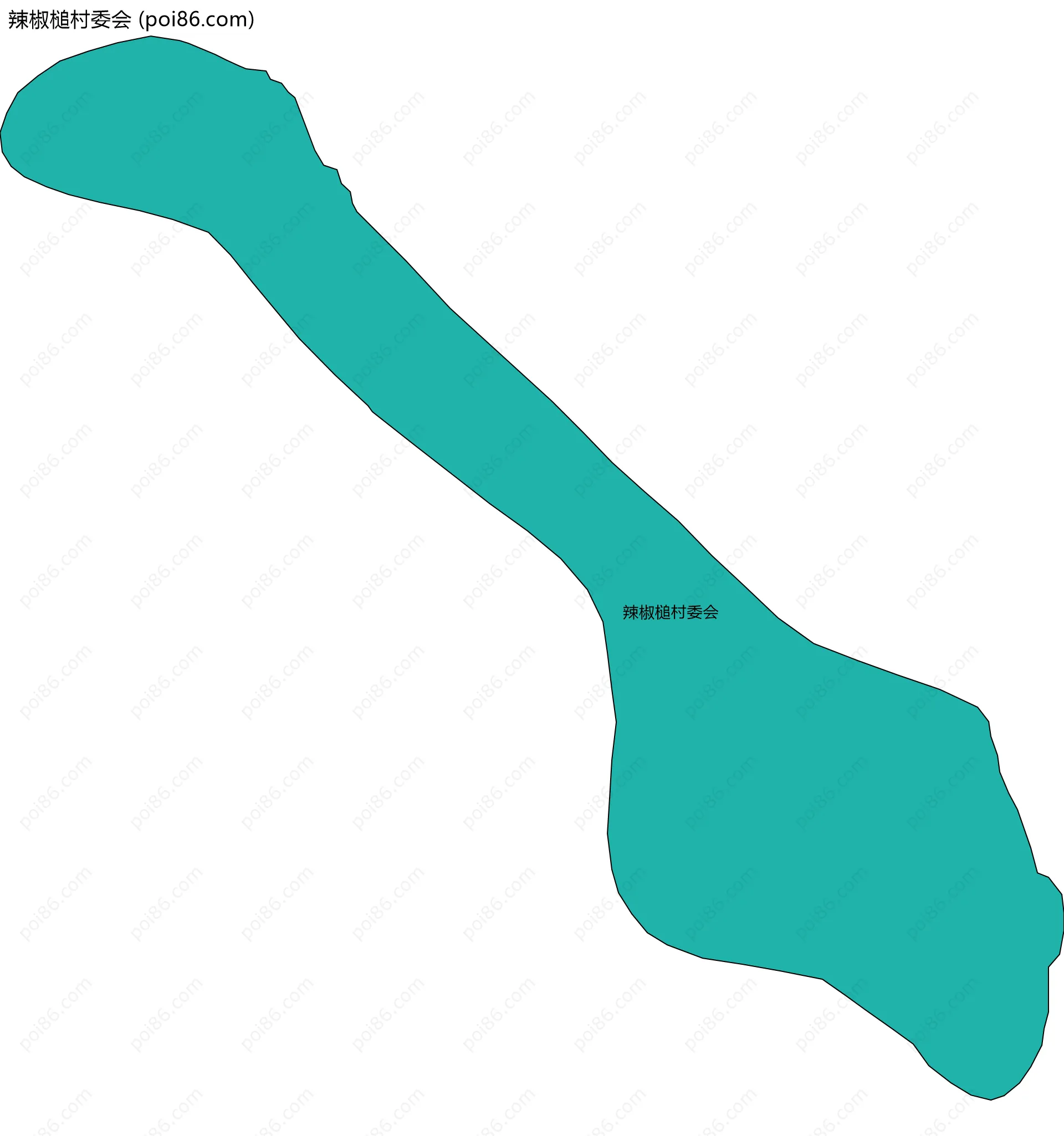 辣椒槌村委会边界地图