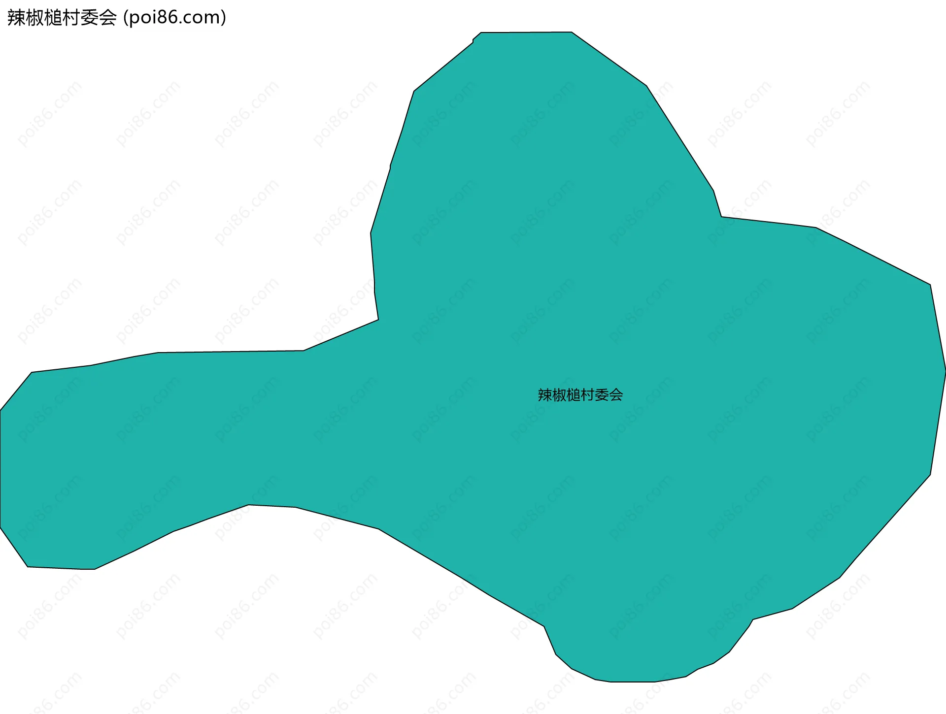 辣椒槌村委会边界地图