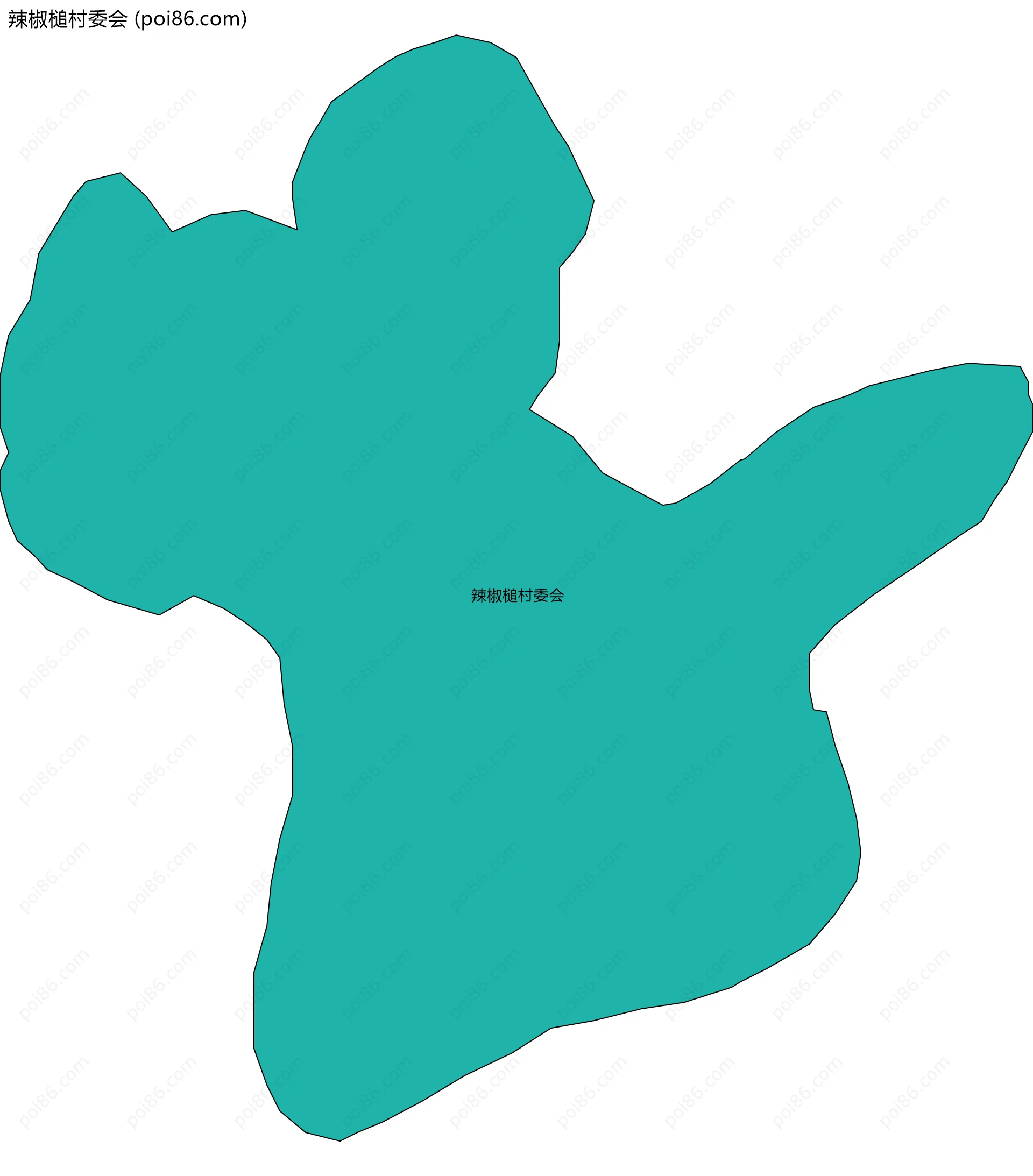 辣椒槌村委会边界地图