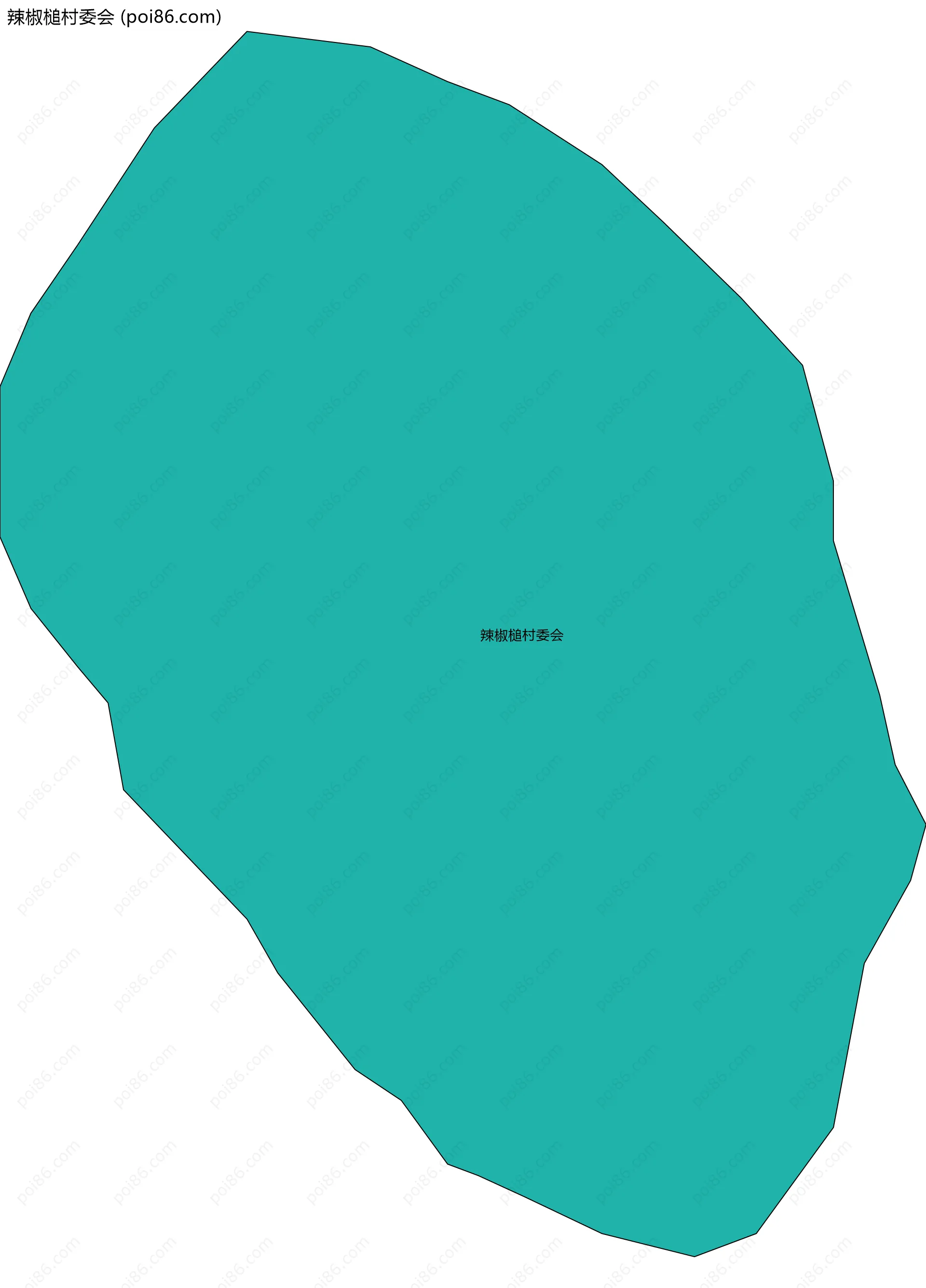 辣椒槌村委会边界地图