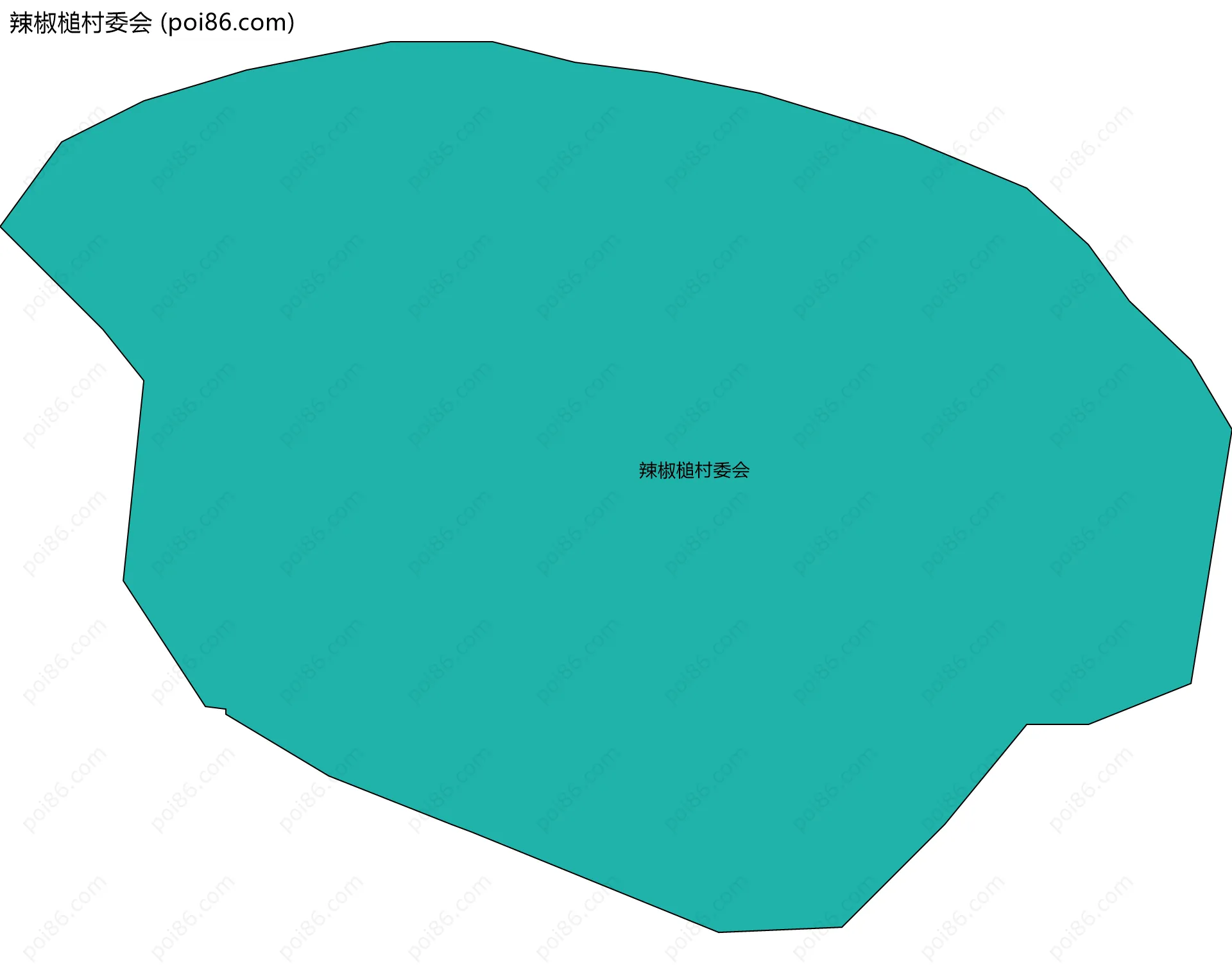 辣椒槌村委会边界地图