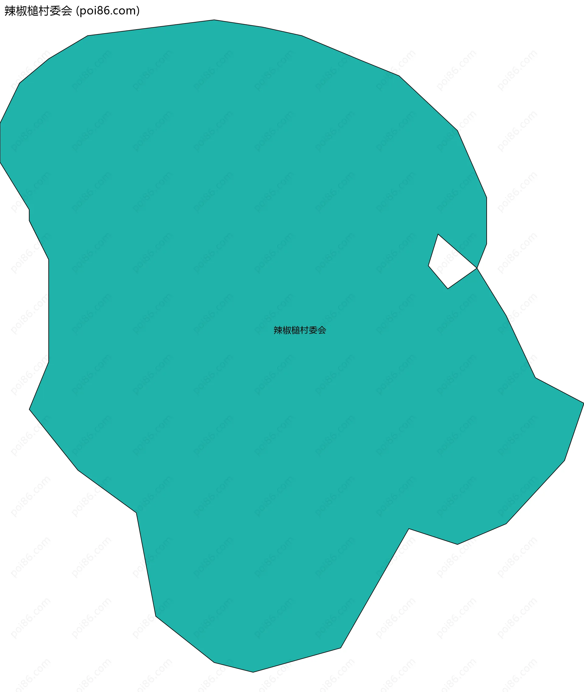 辣椒槌村委会边界地图