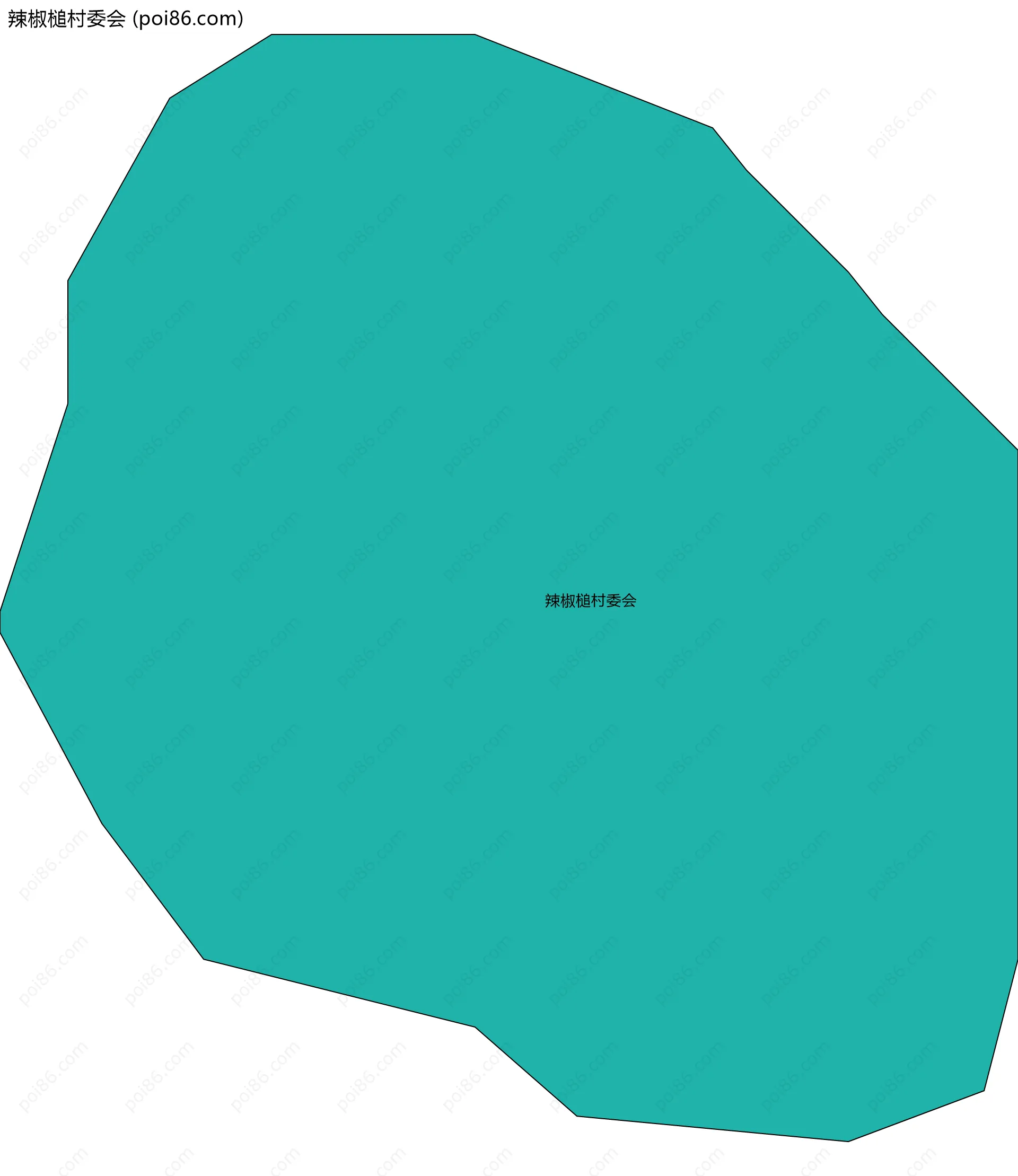 辣椒槌村委会边界地图