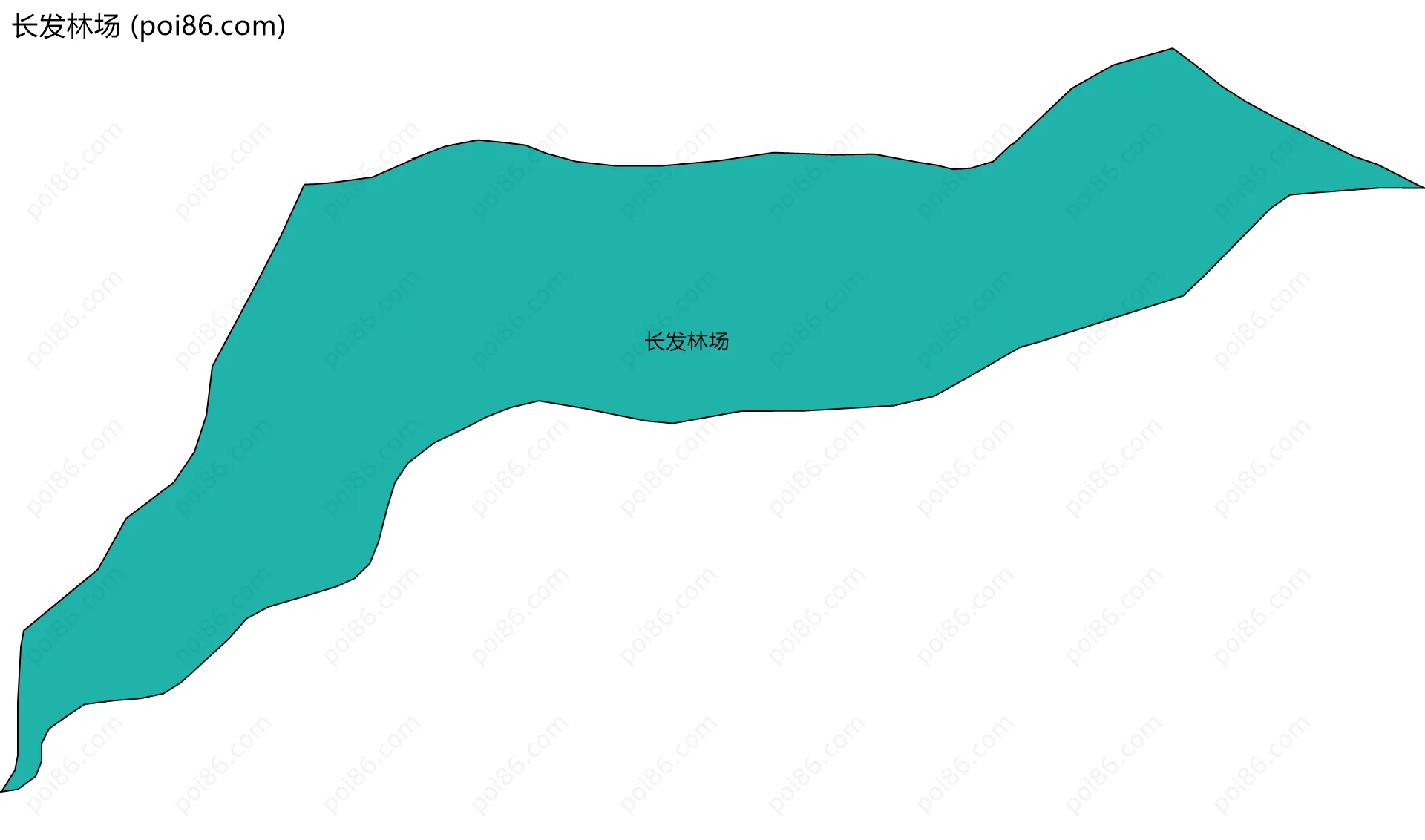 长发林场边界地图