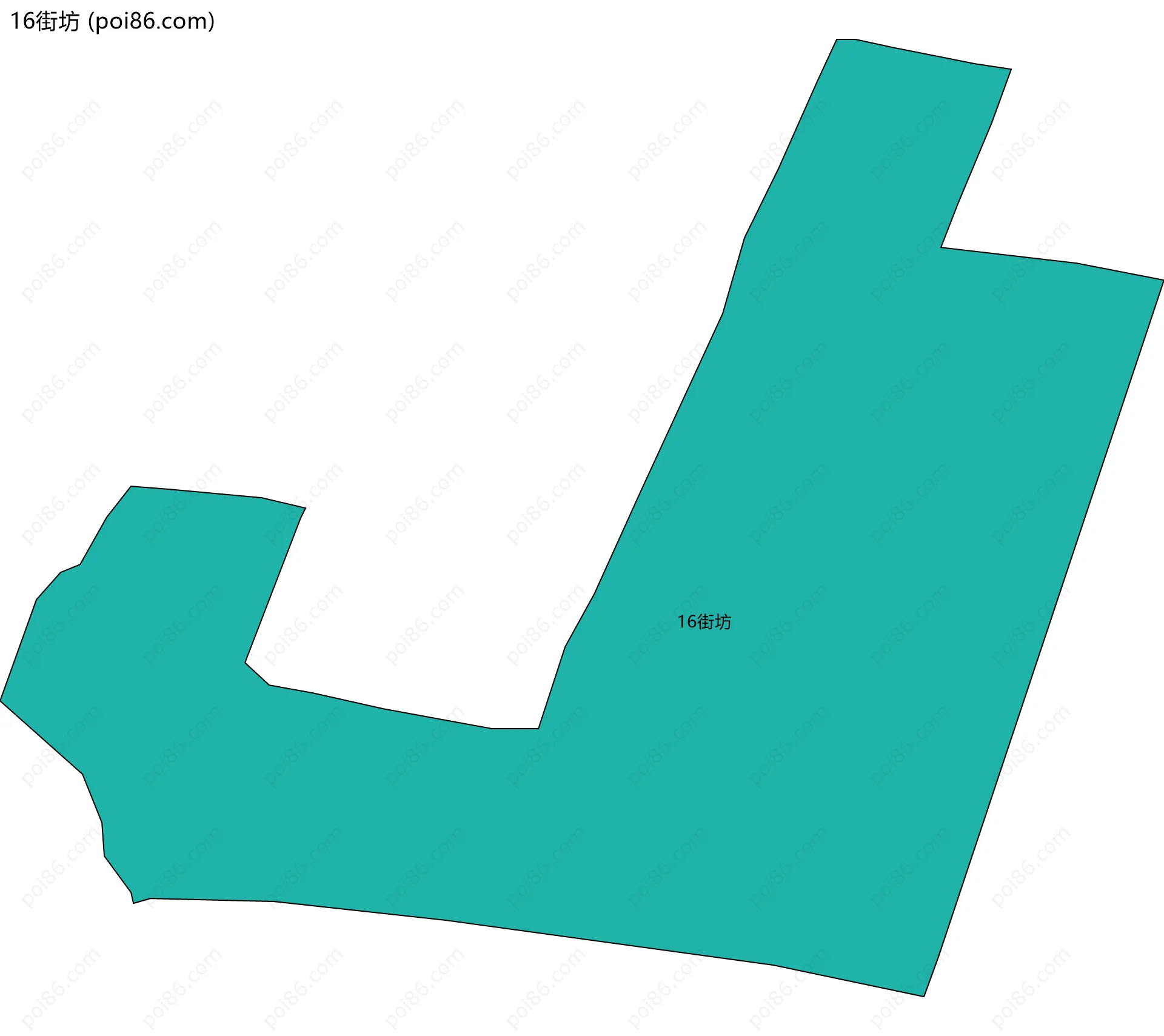 16街坊边界地图