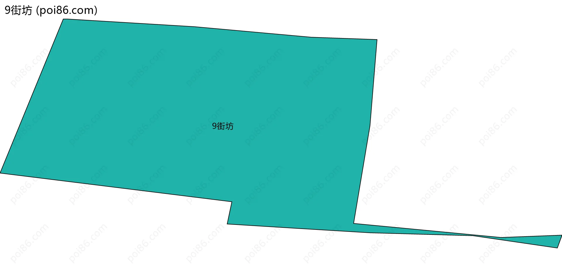 9街坊边界地图