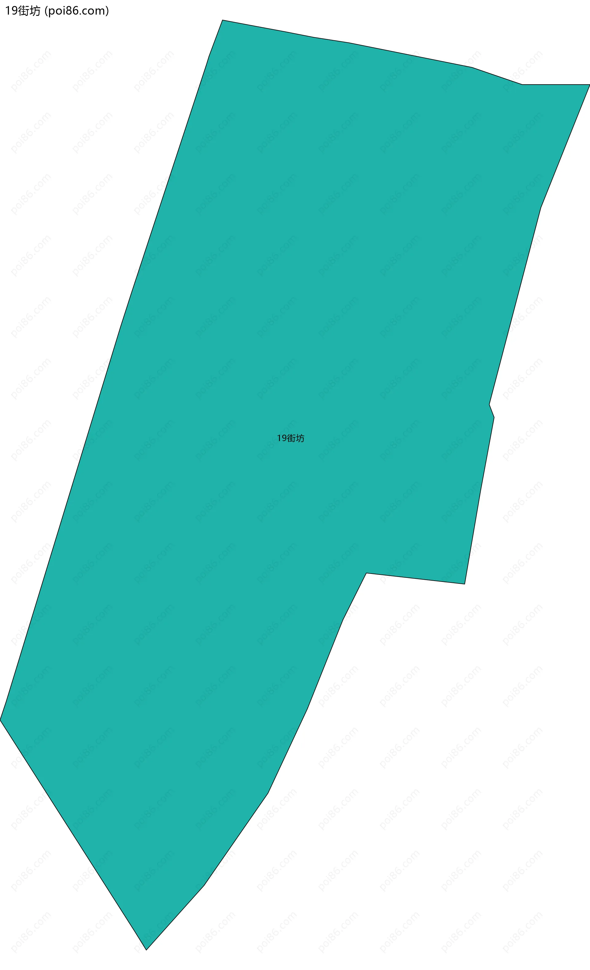 19街坊边界地图