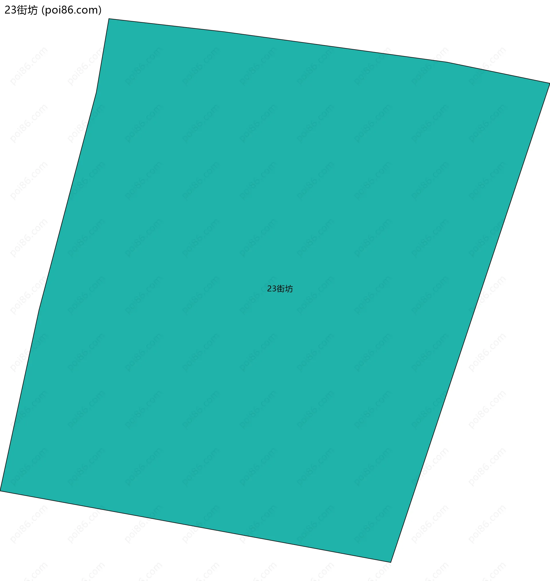 23街坊边界地图
