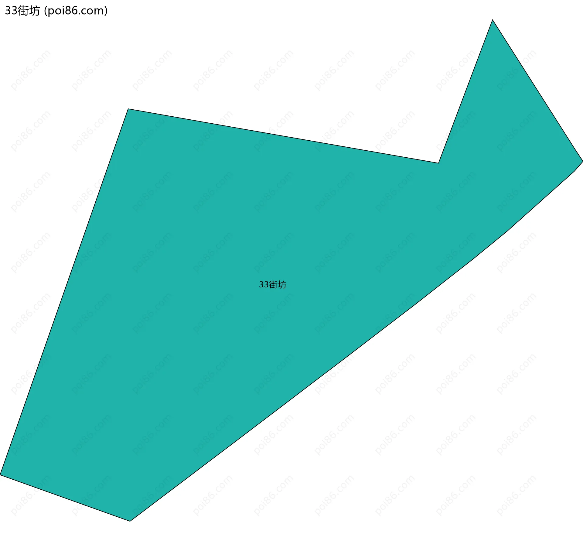 33街坊边界地图
