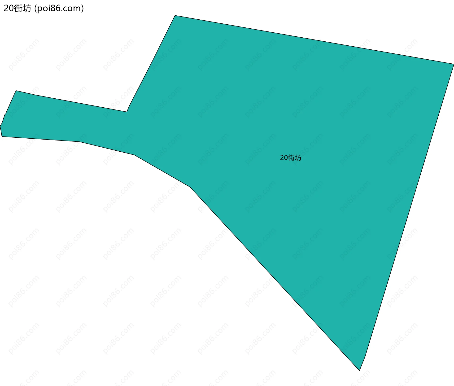 20街坊边界地图