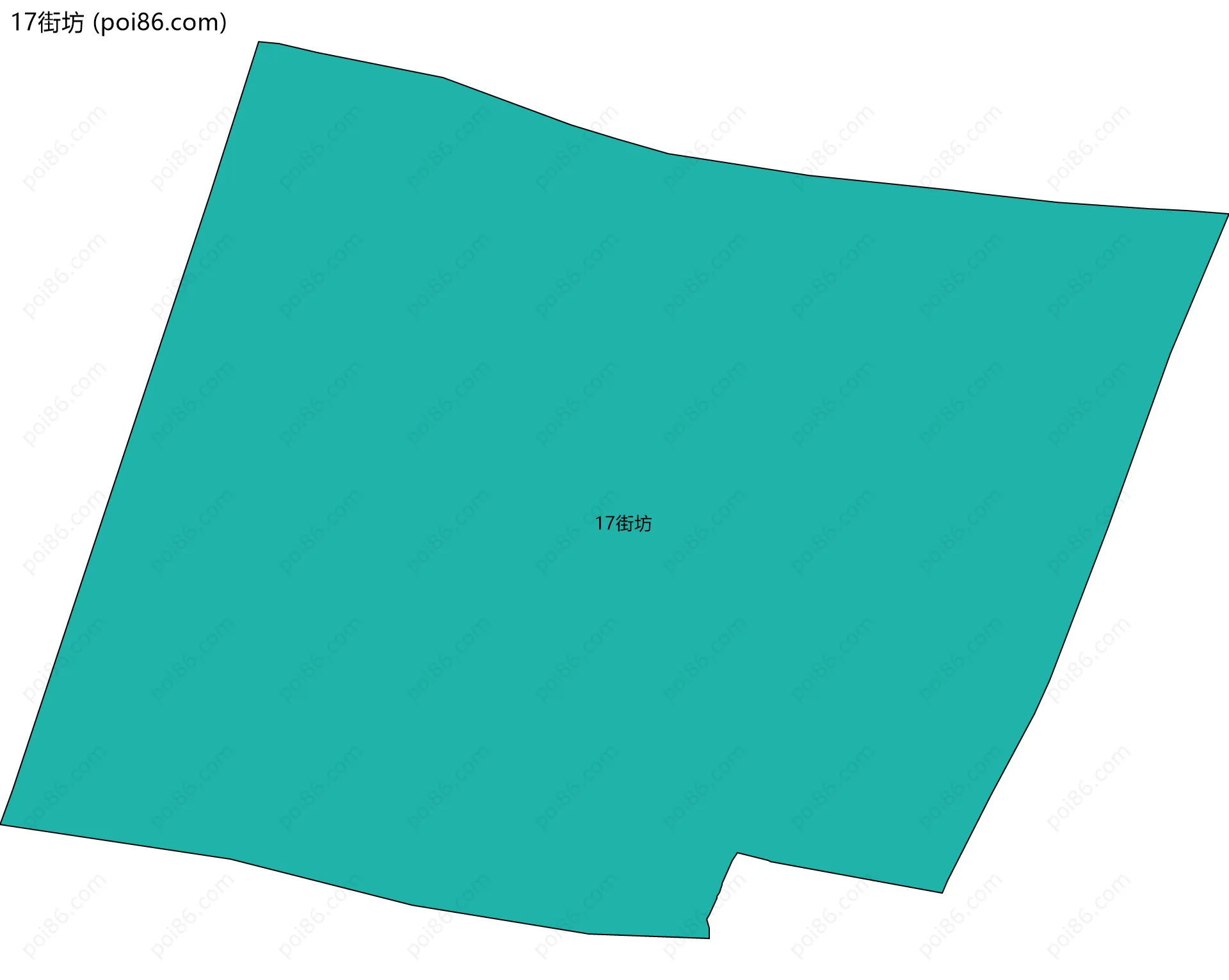 17街坊边界地图
