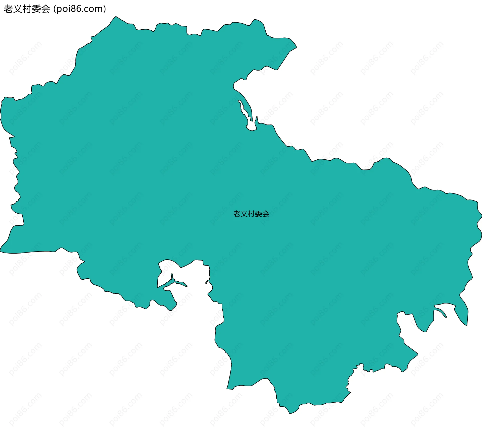 老义村委会边界地图