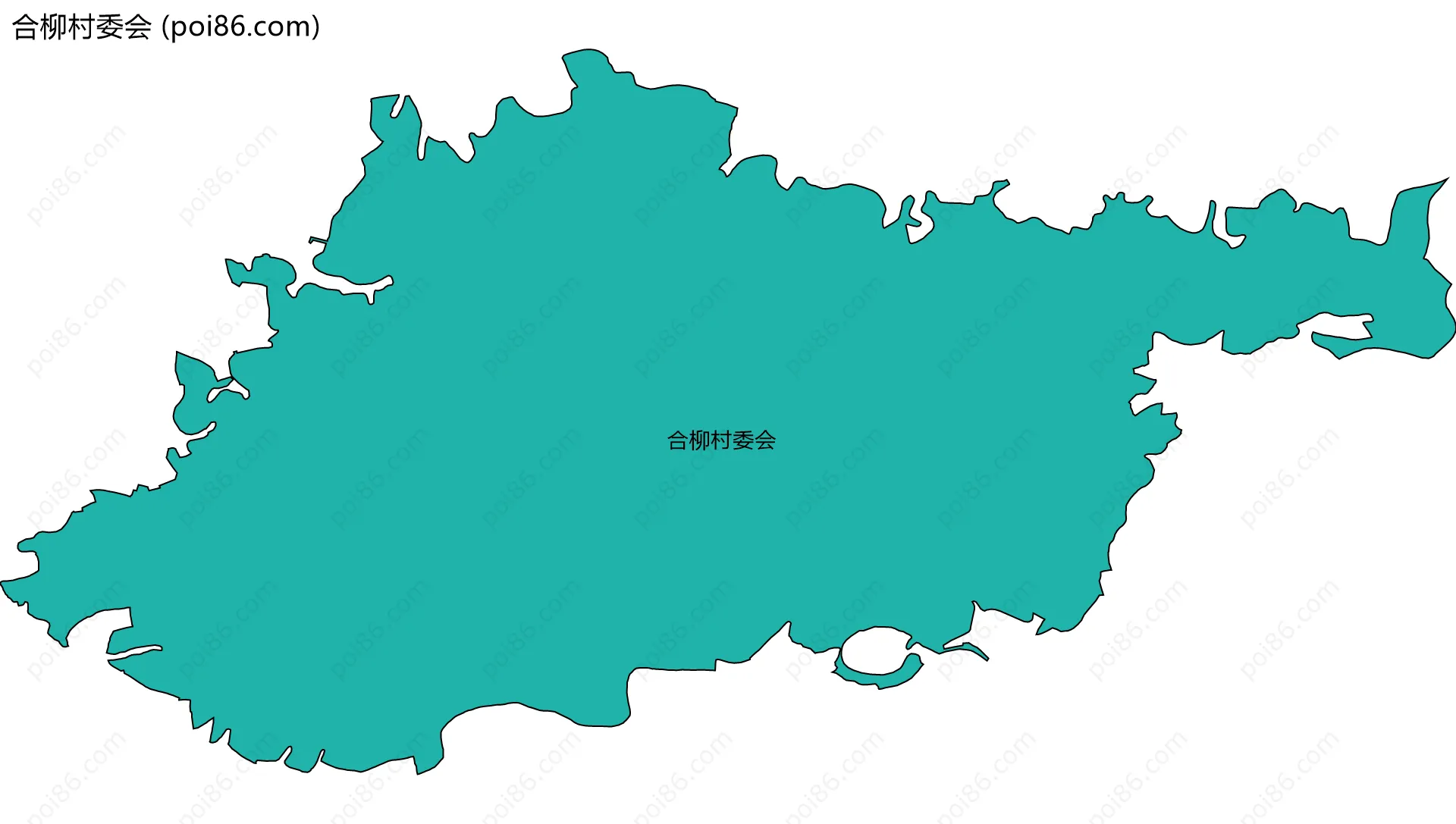 合柳村委会边界地图