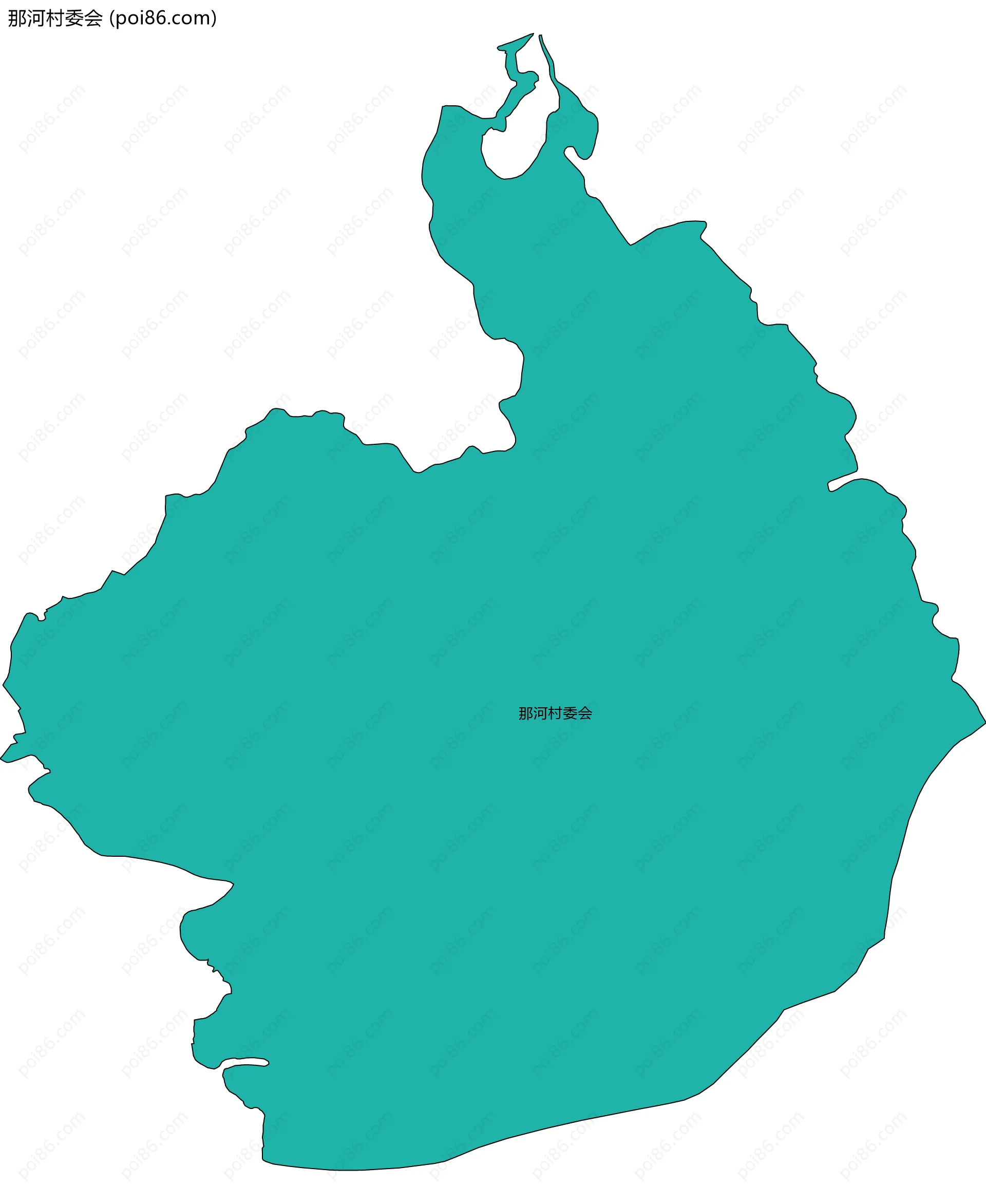 那河村委会边界地图