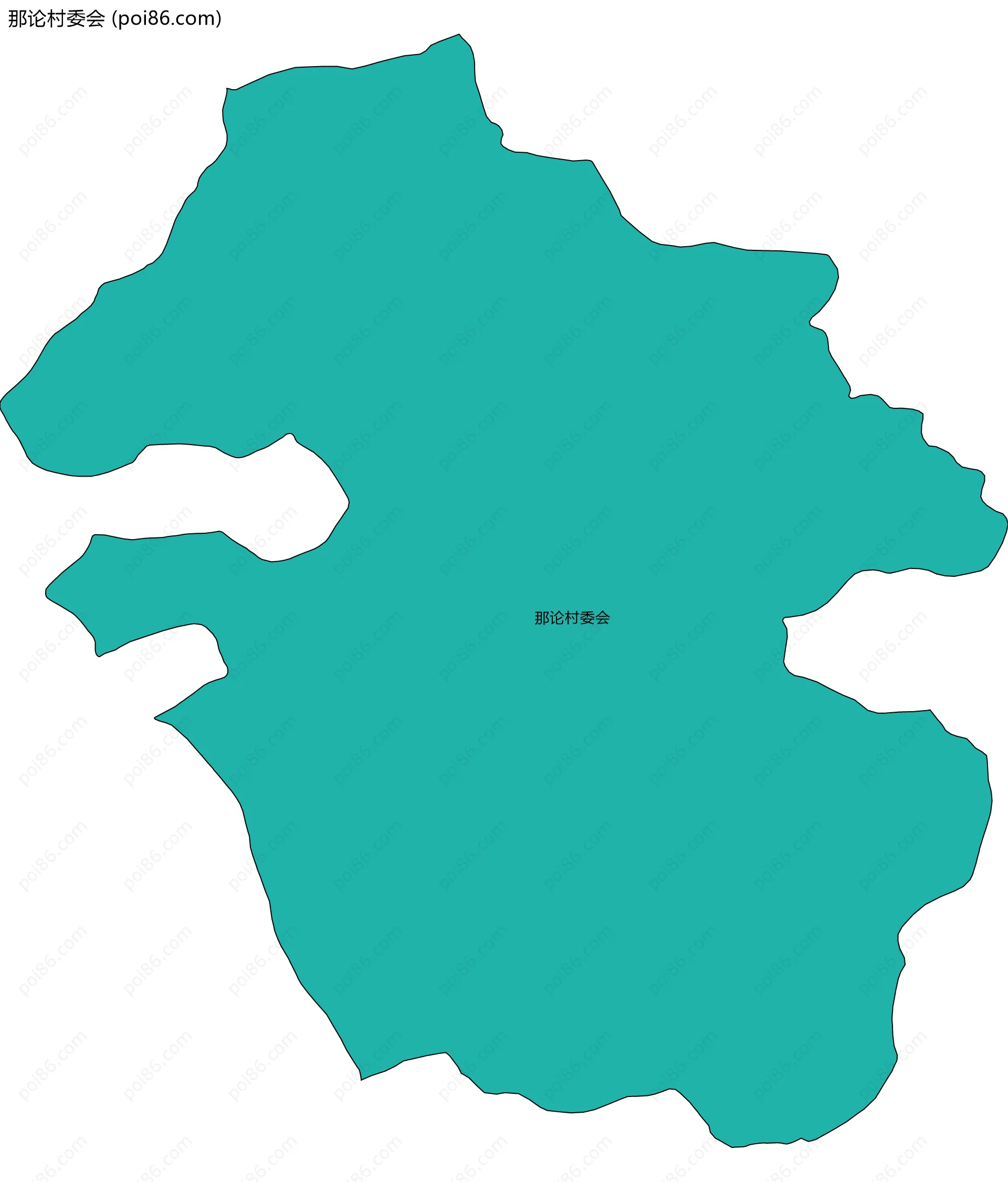 那论村委会边界地图