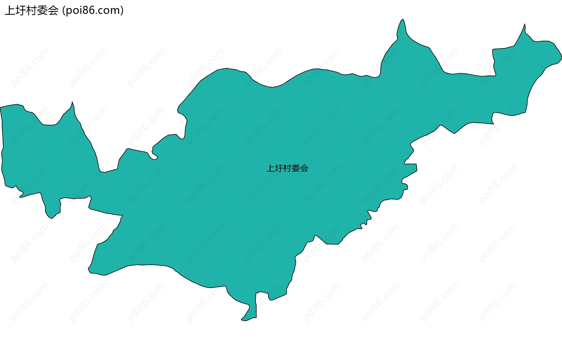 上圩村委会边界地图