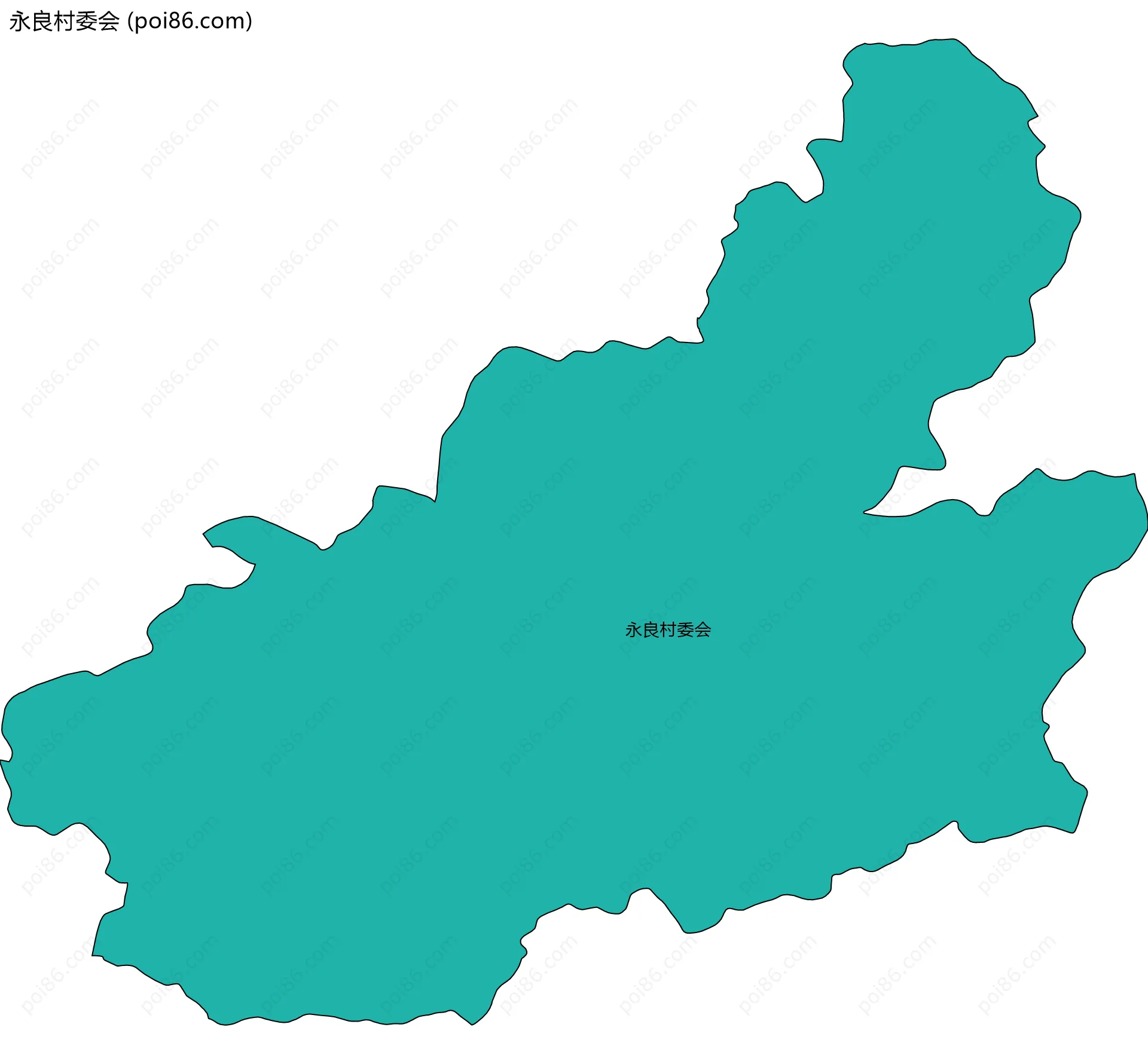 永良村委会边界地图