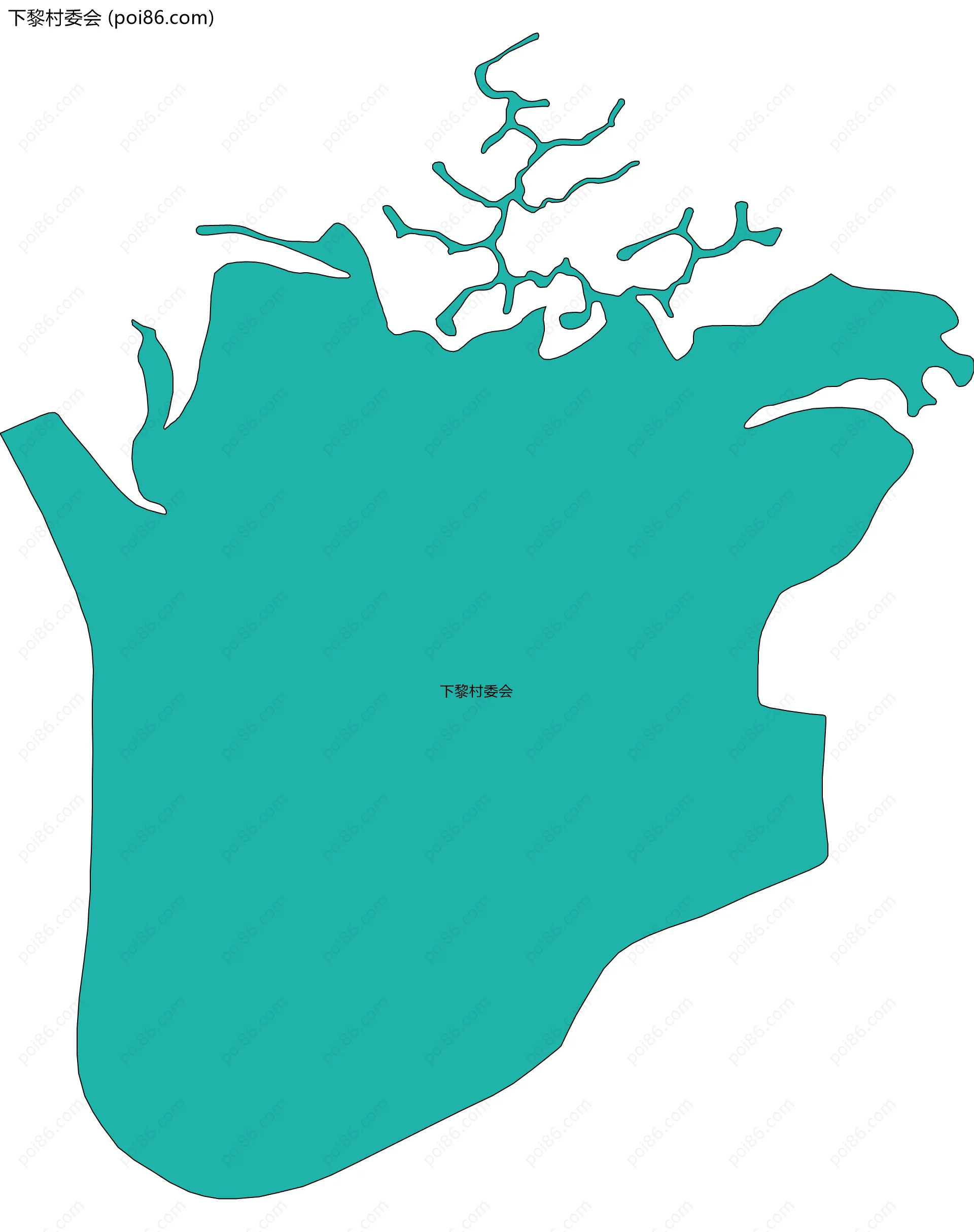 下黎村委会边界地图