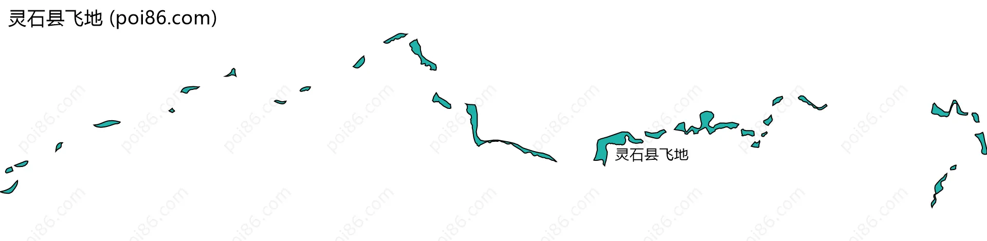 灵石县飞地边界地图