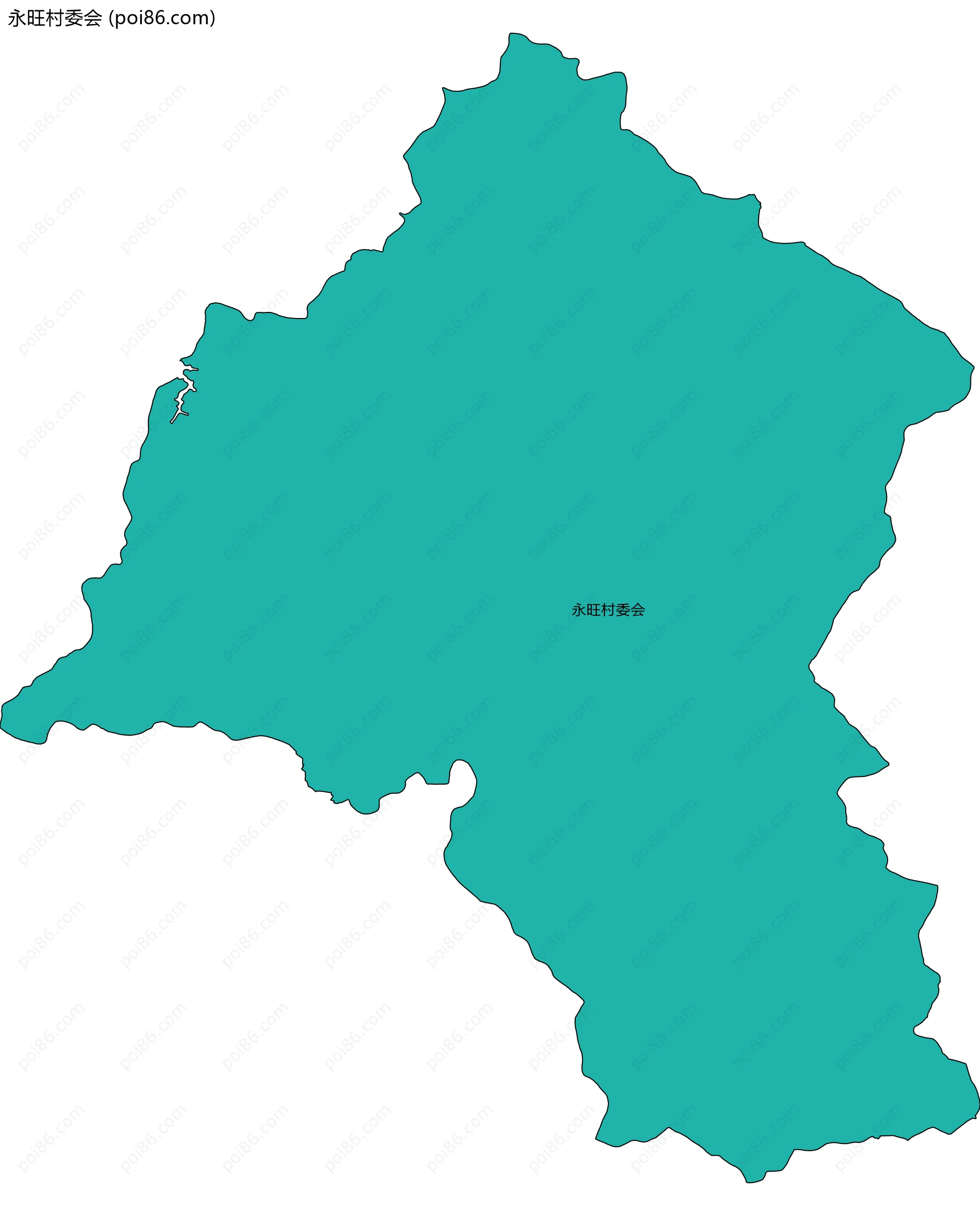 永旺村委会边界地图
