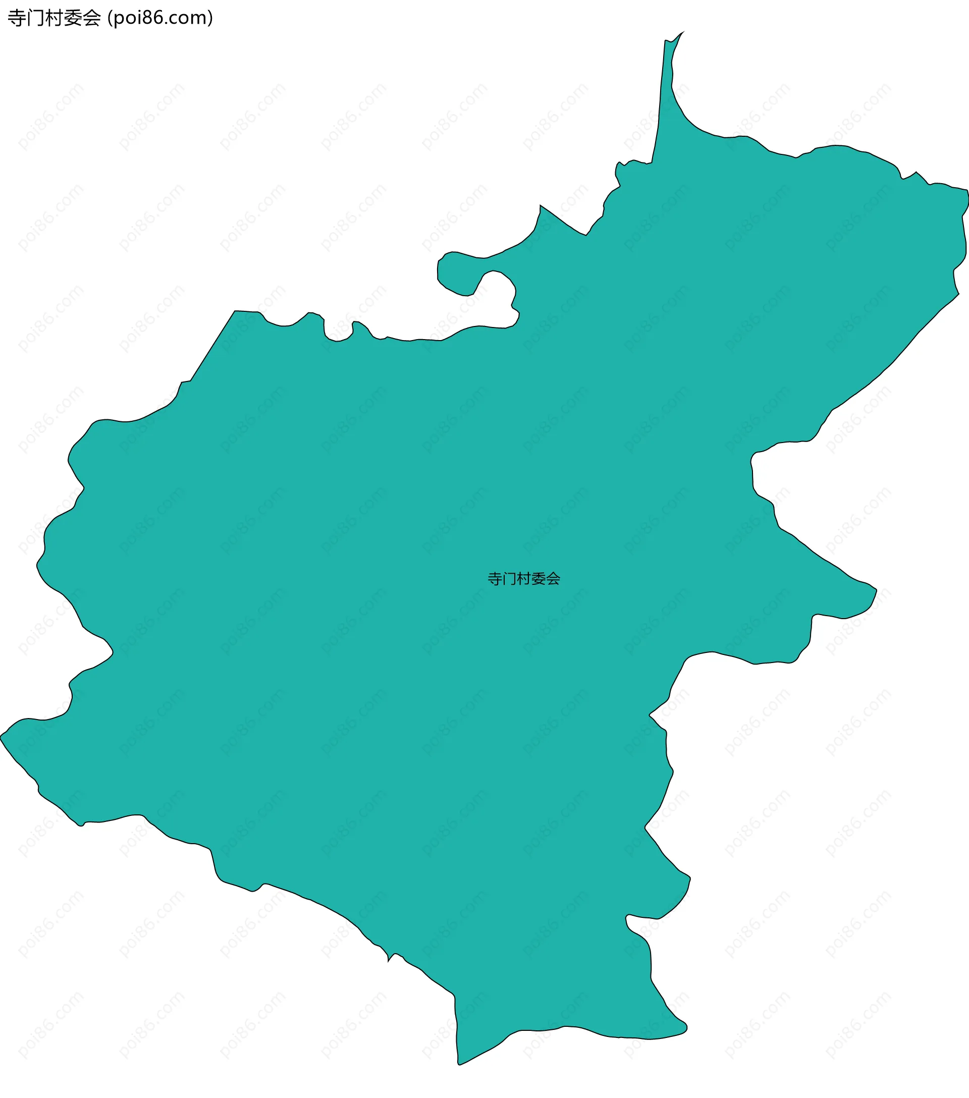 寺门村委会边界地图