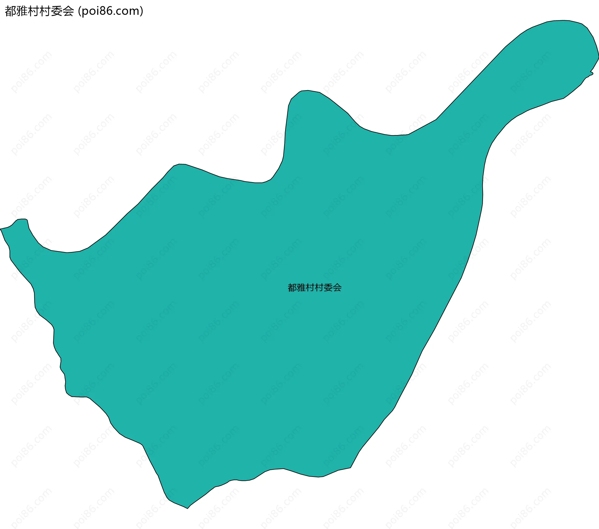 都雅村村委会边界地图