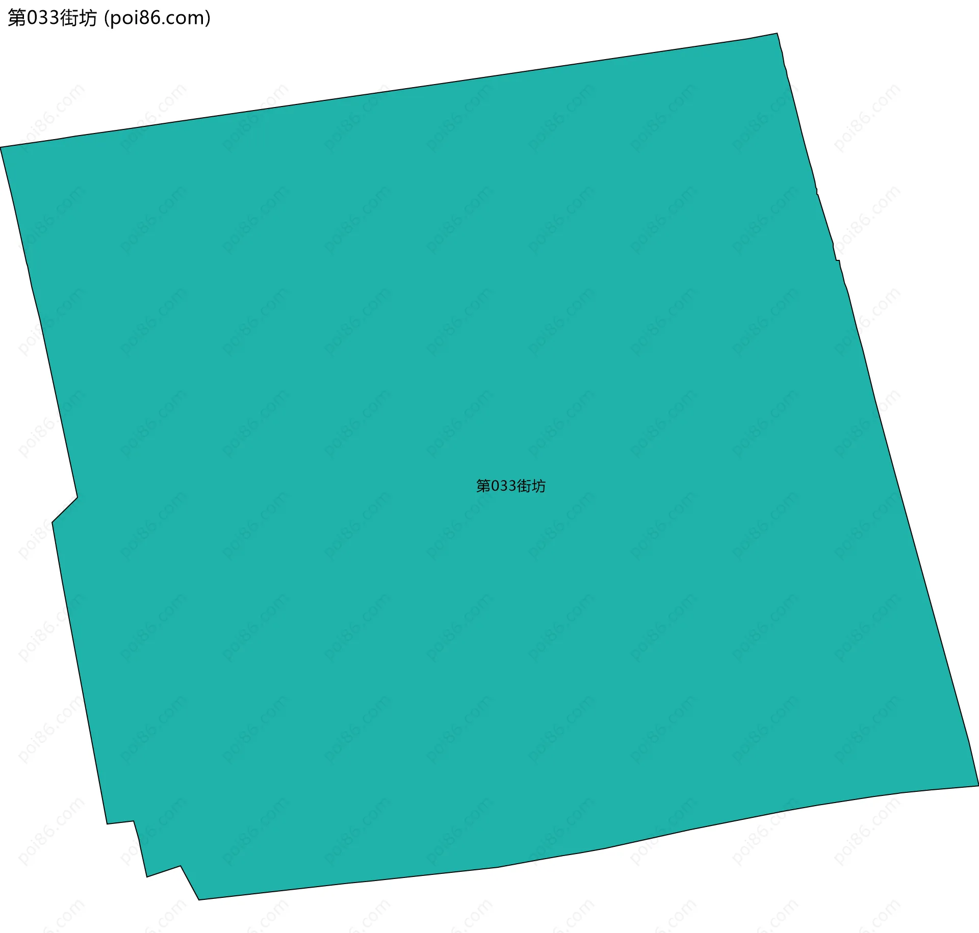 第033街坊边界地图