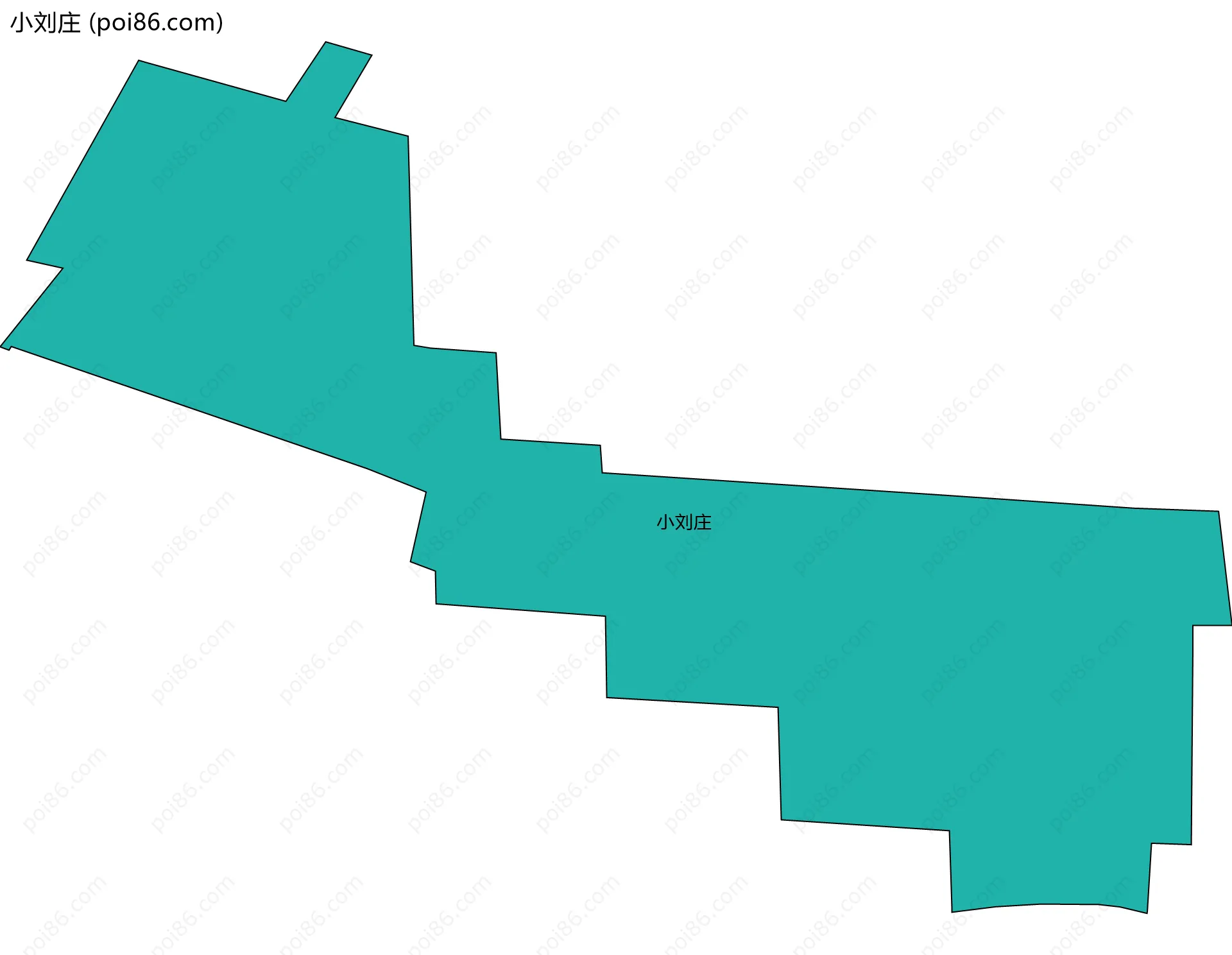 小刘庄边界地图