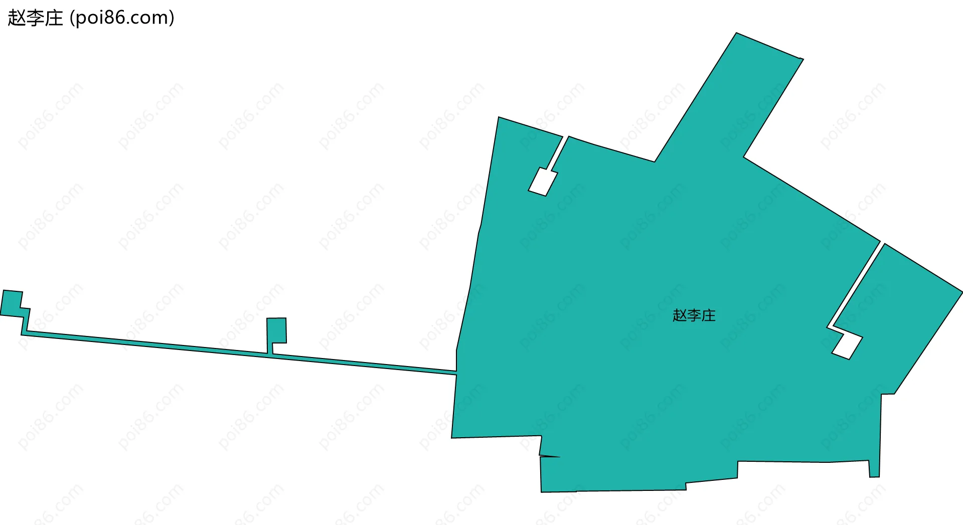 赵李庄边界地图