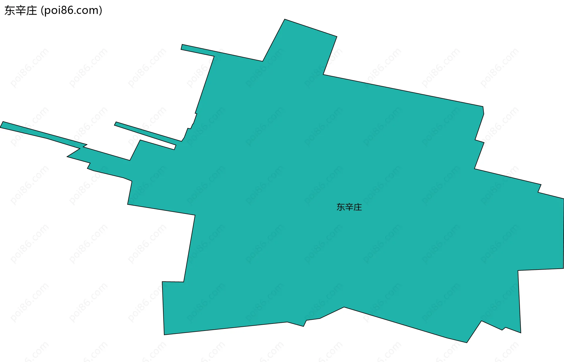 东辛庄边界地图