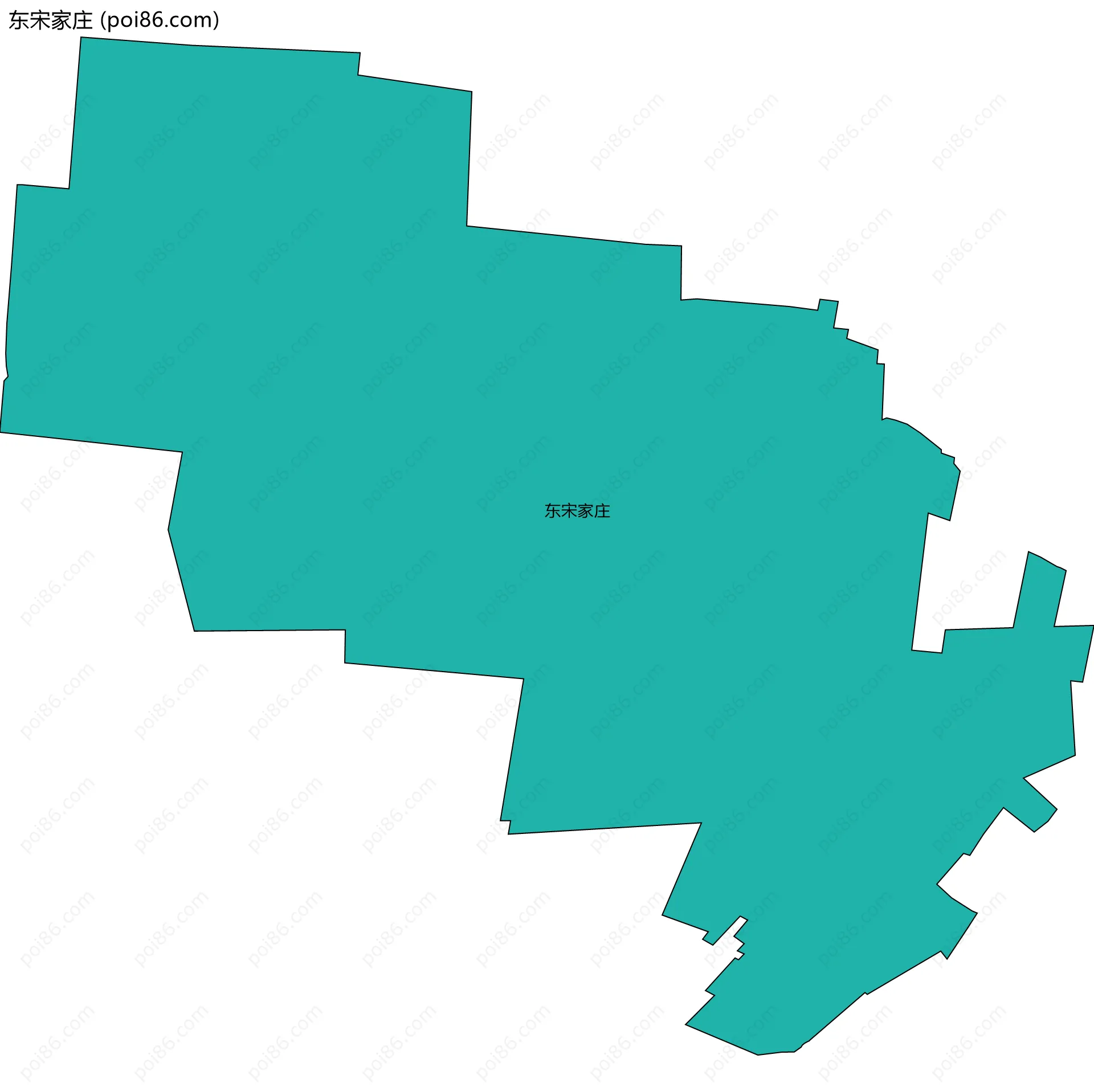 东宋家庄边界地图