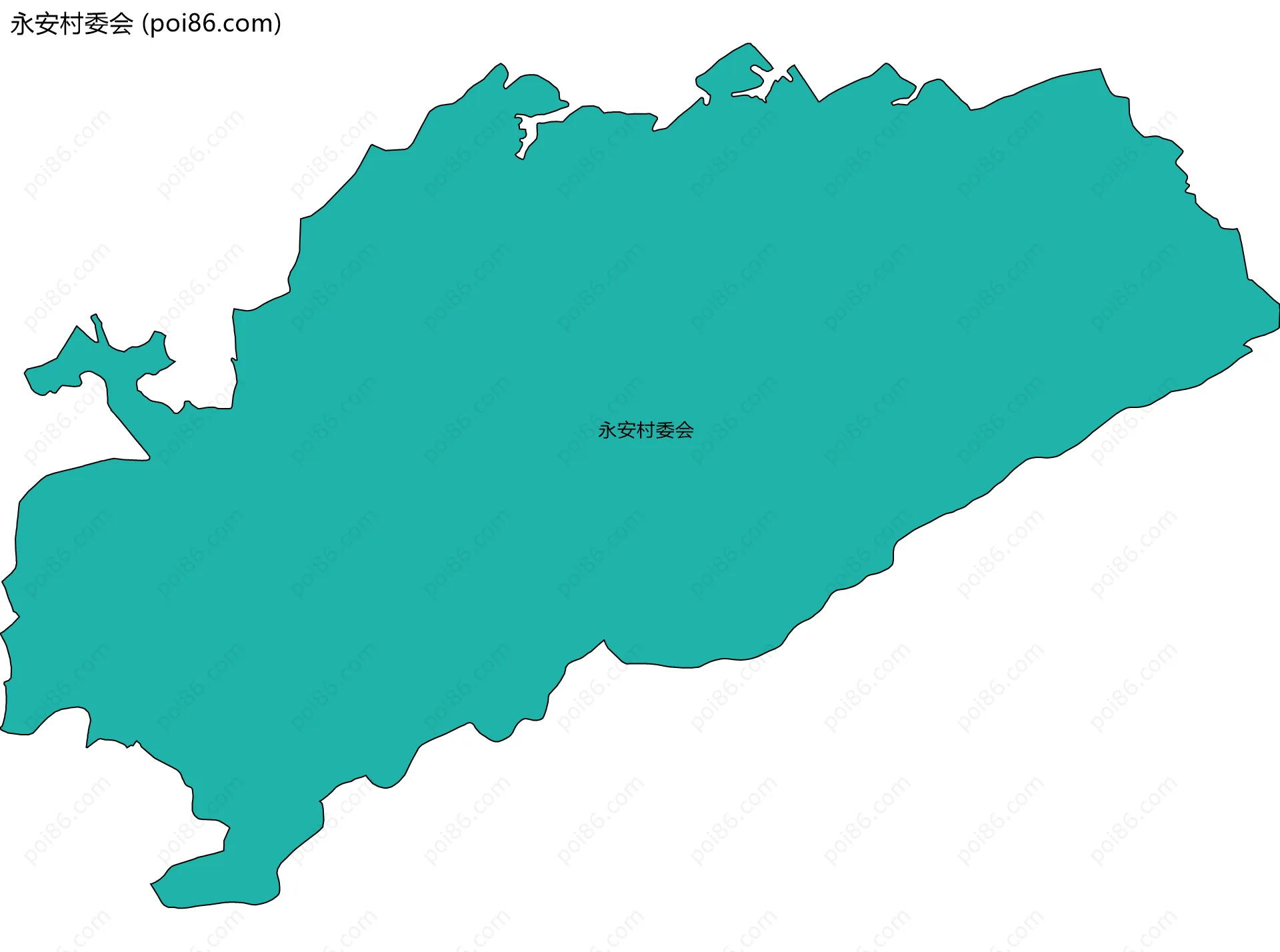永安村委会边界地图