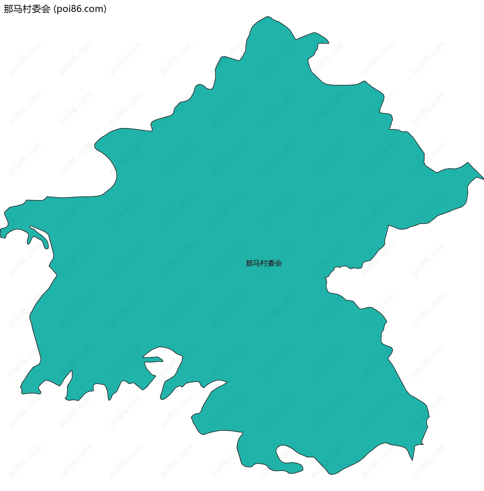 那马村委会边界地图