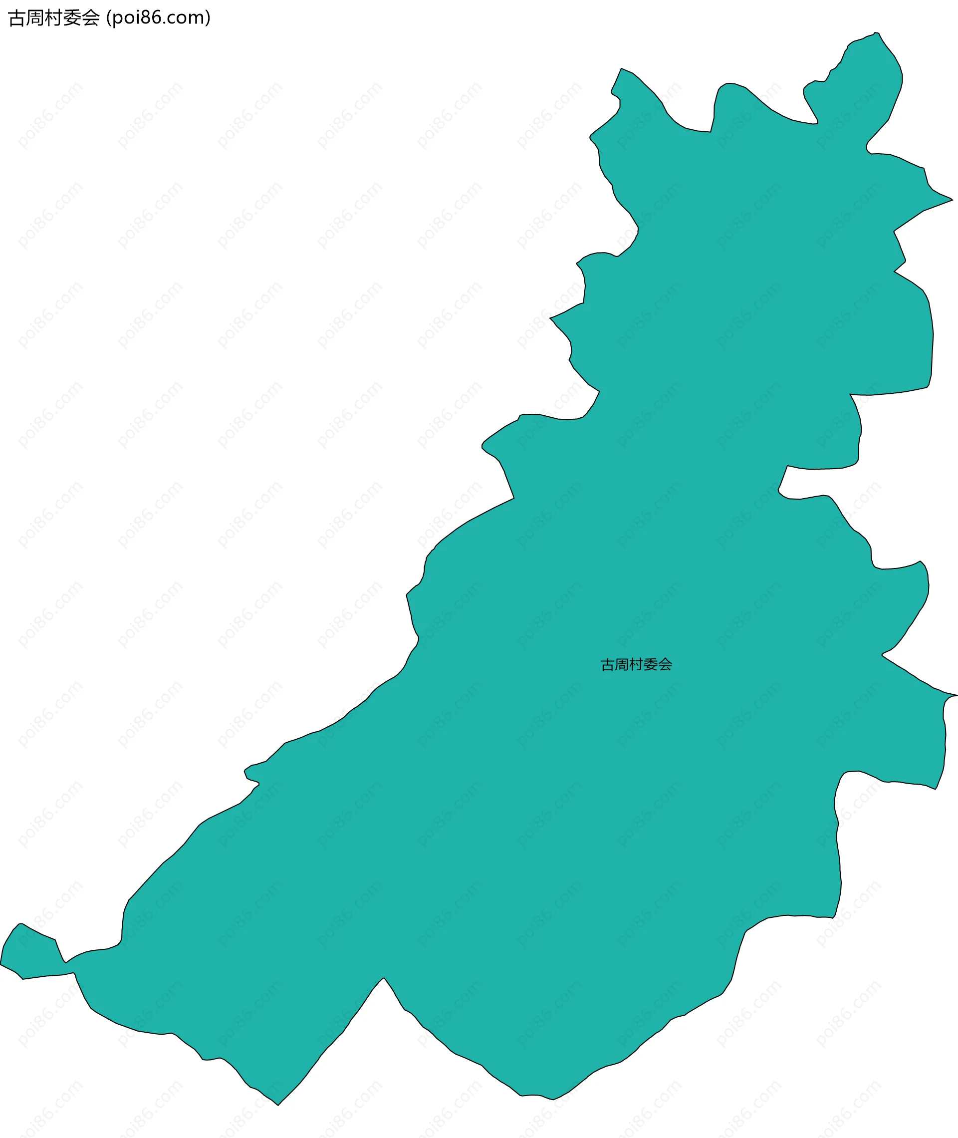 古周村委会边界地图