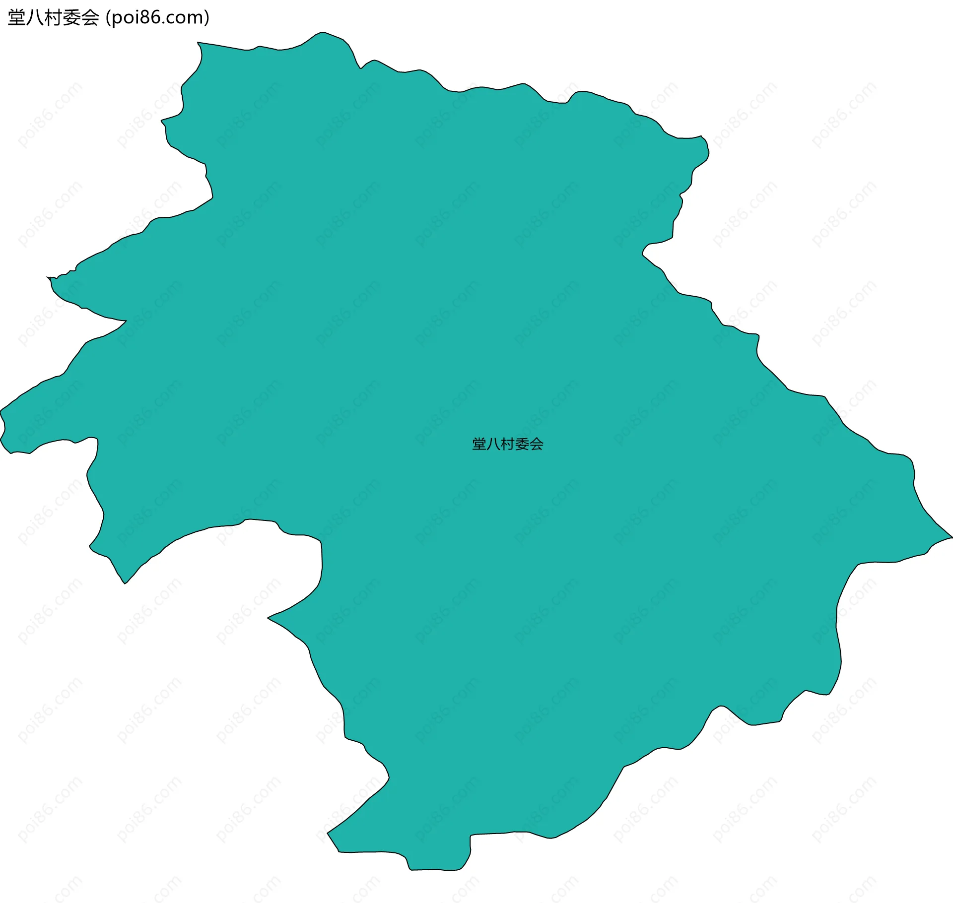 堂八村委会边界地图