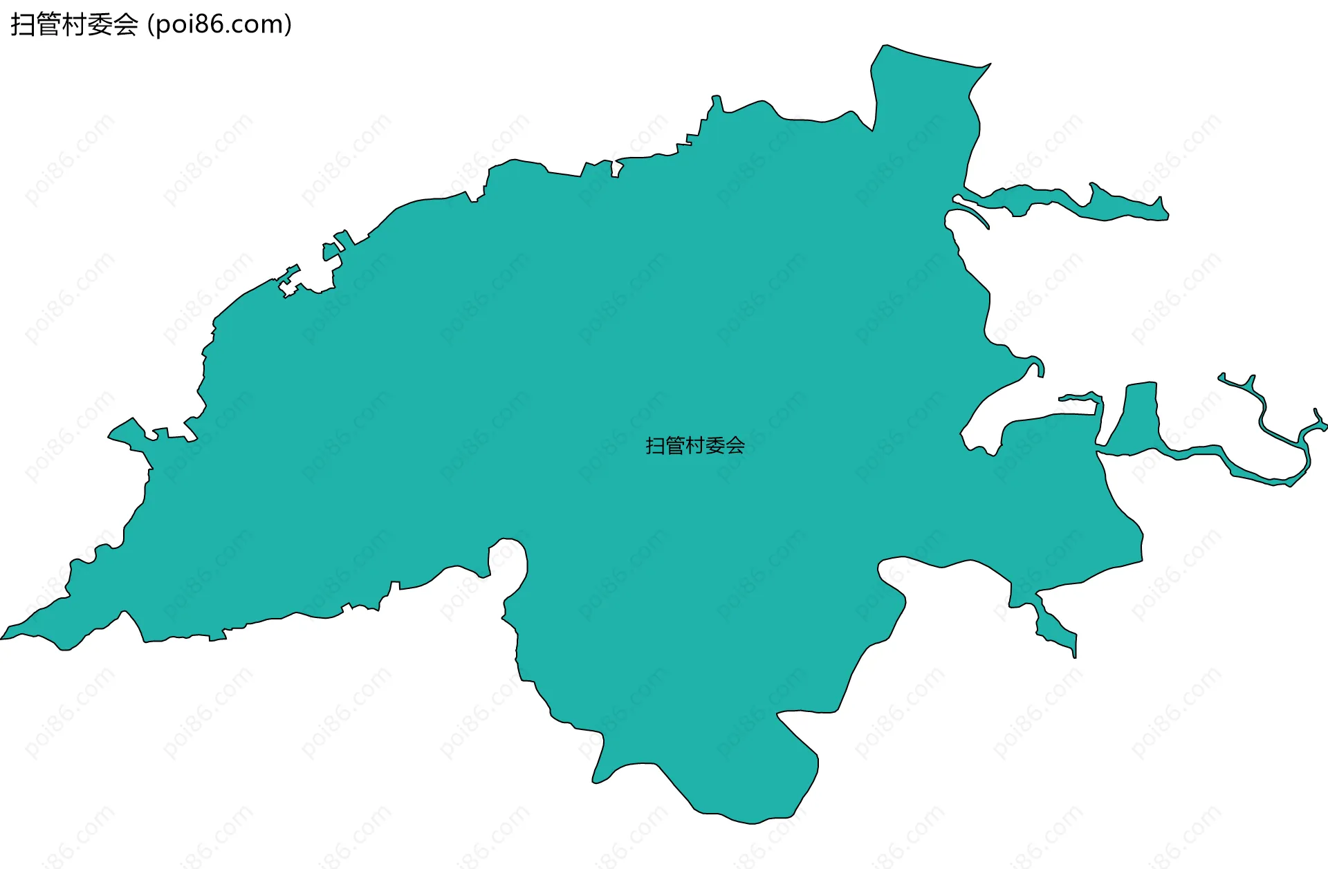 扫管村委会边界地图