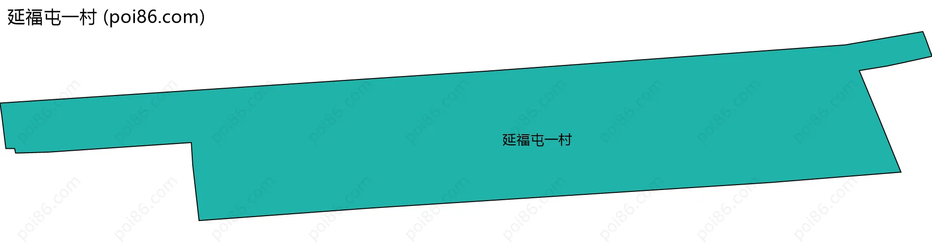 延福屯一村边界地图