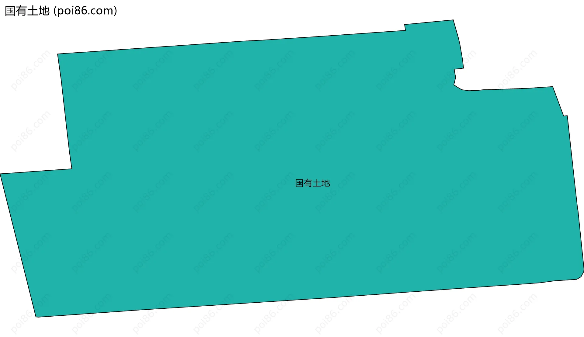 国有土地边界地图