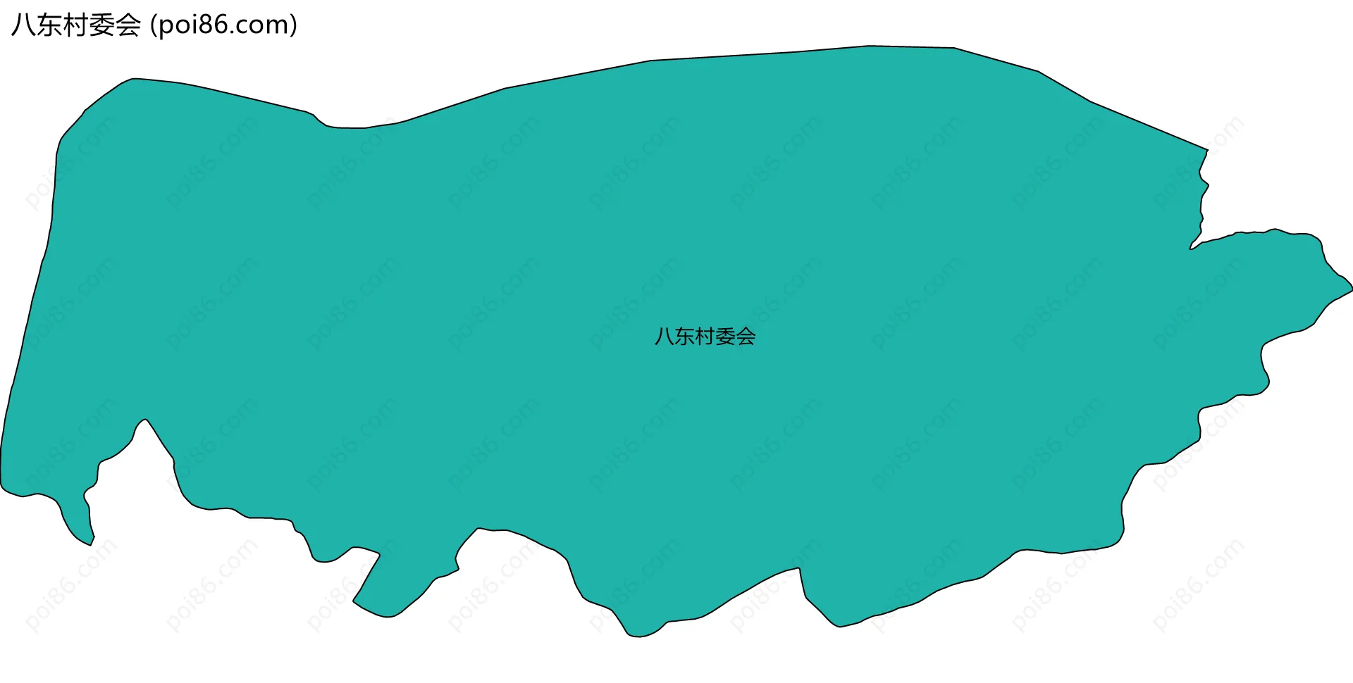 八东村委会边界地图