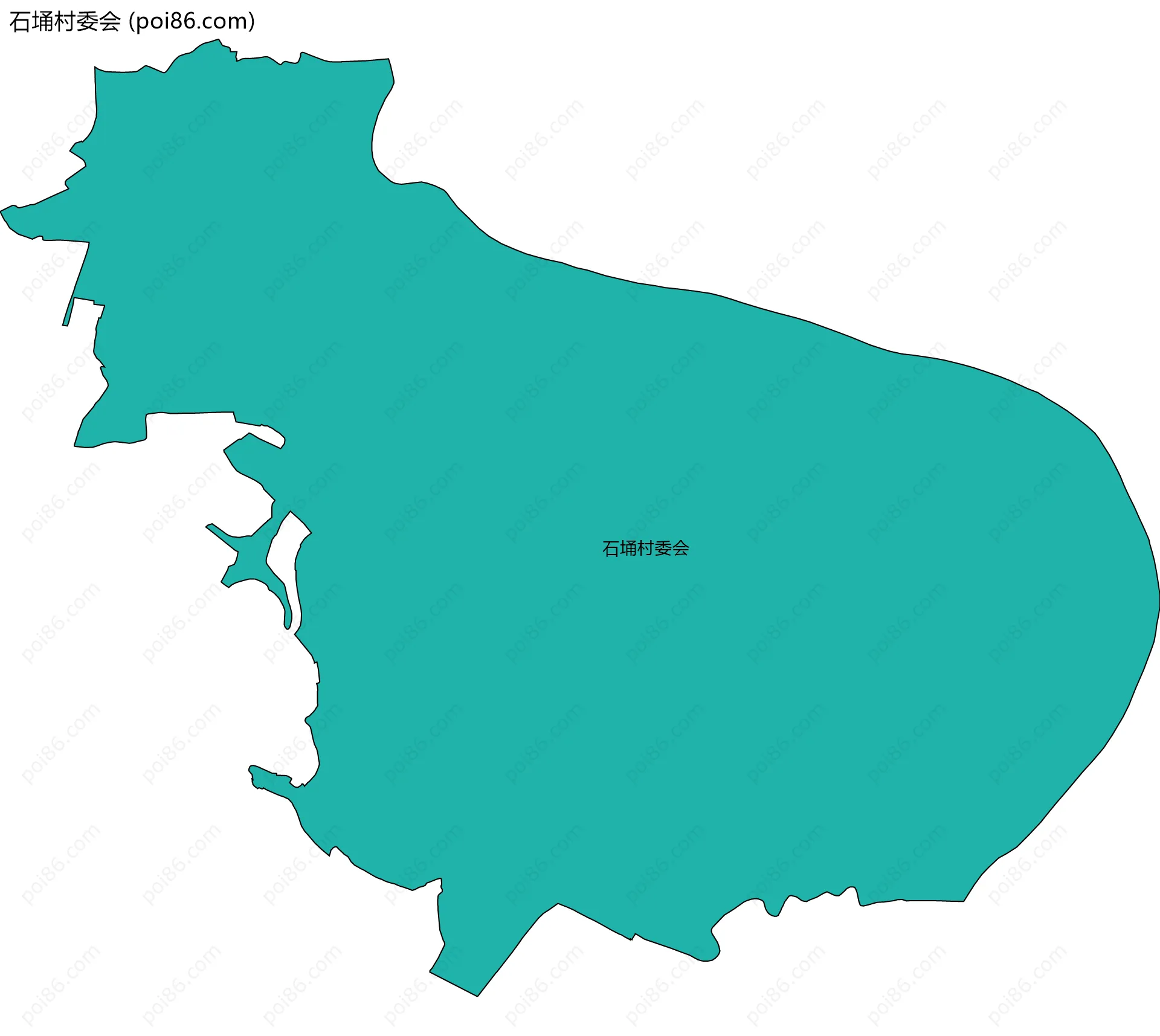 石埇村委会边界地图