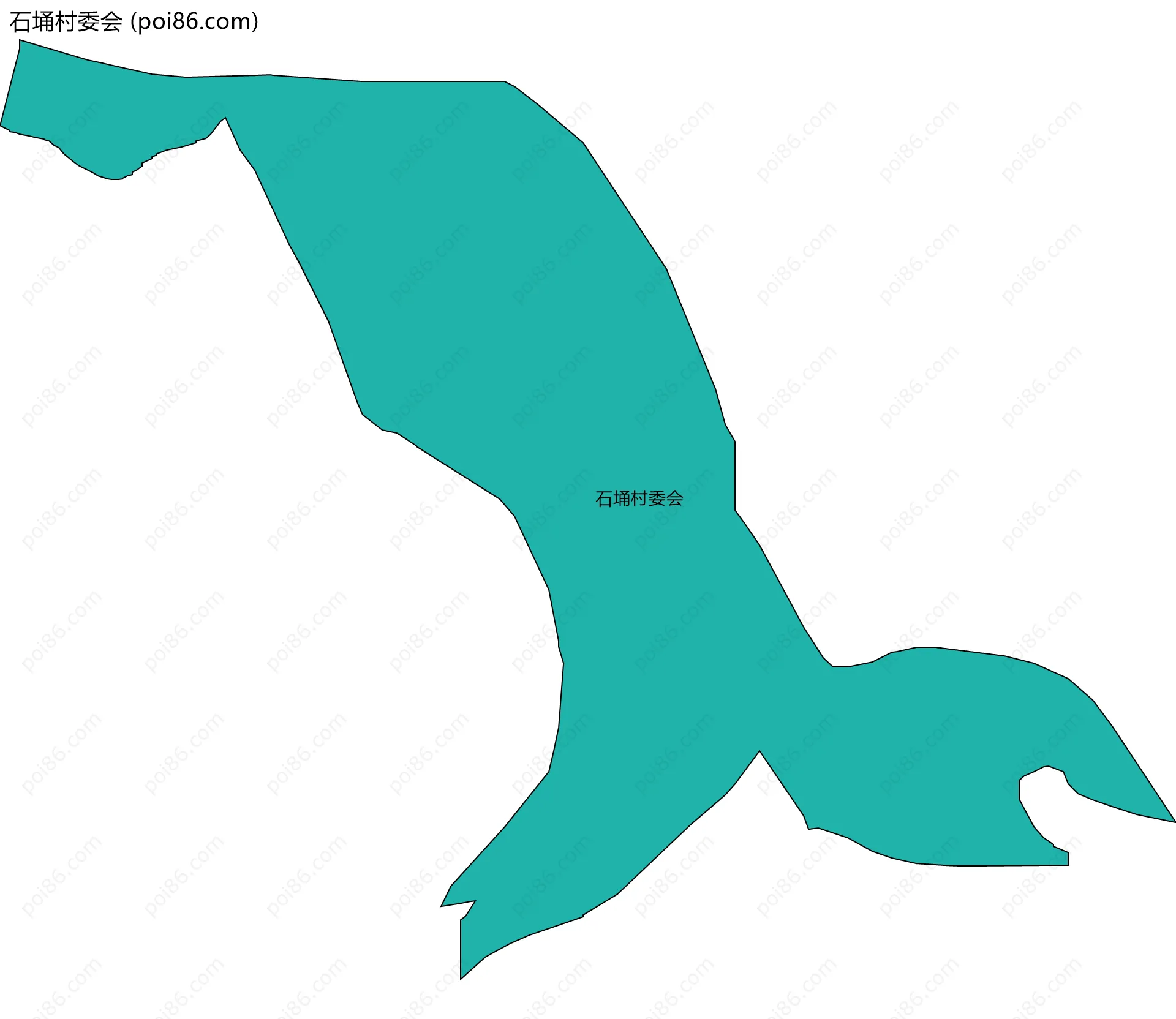 石埇村委会边界地图