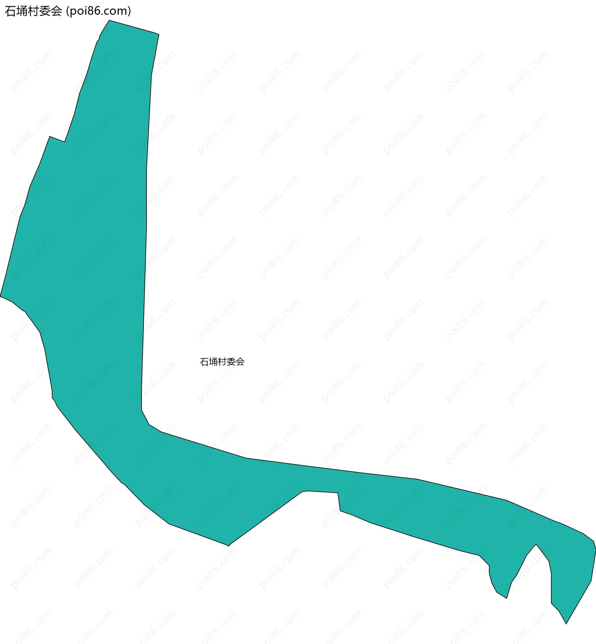 石埇村委会边界地图