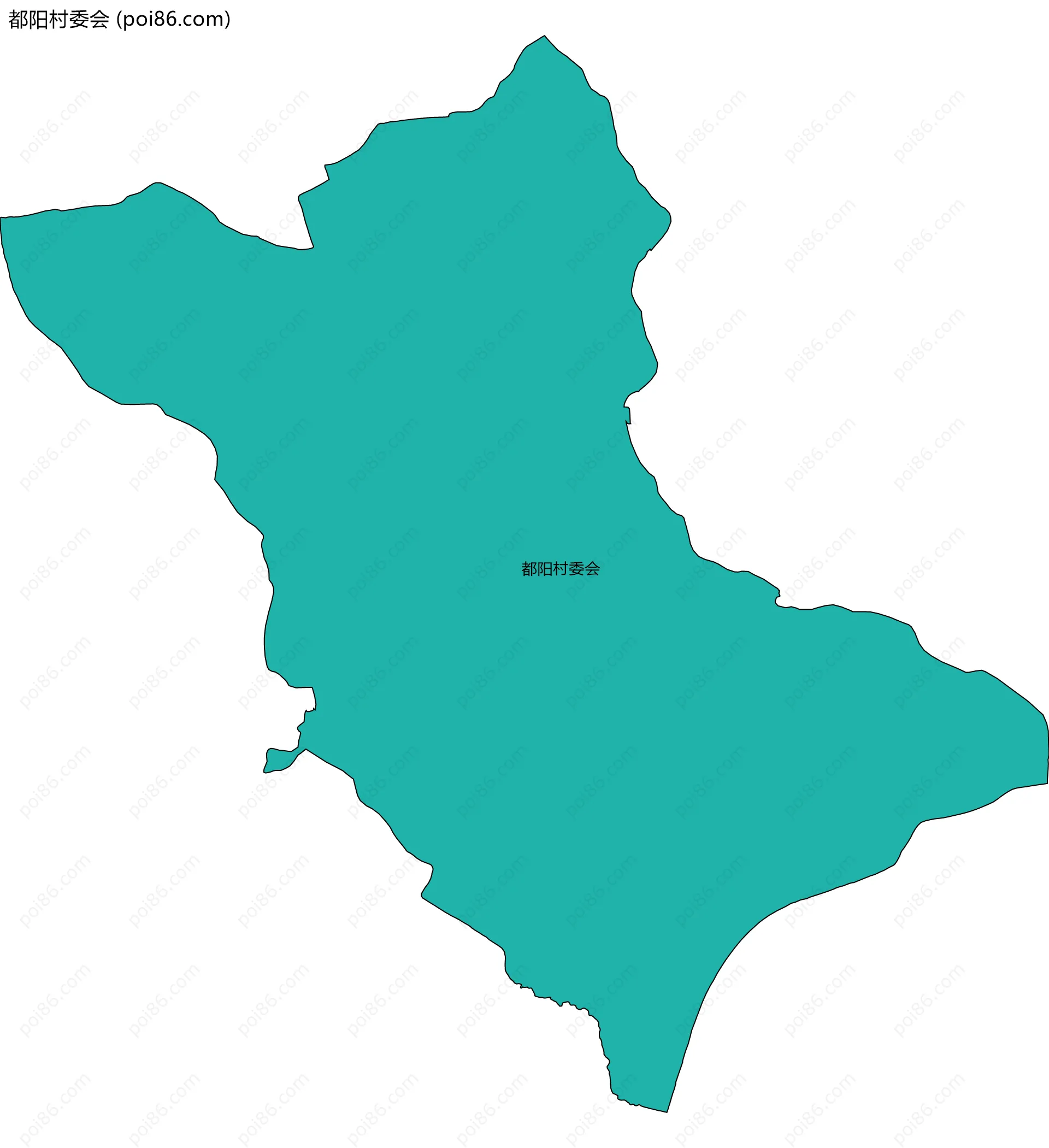 都阳村委会边界地图