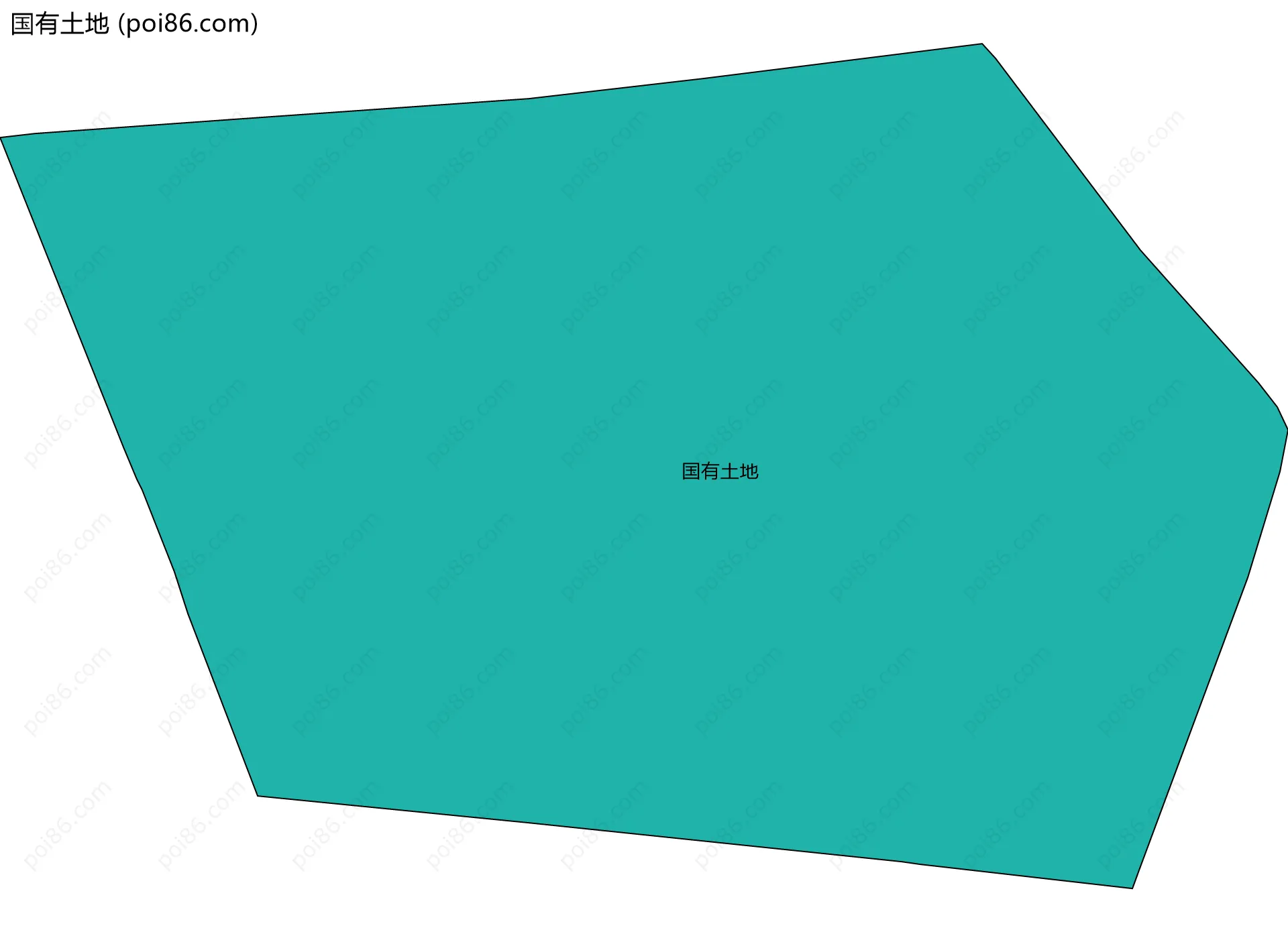 国有土地边界地图