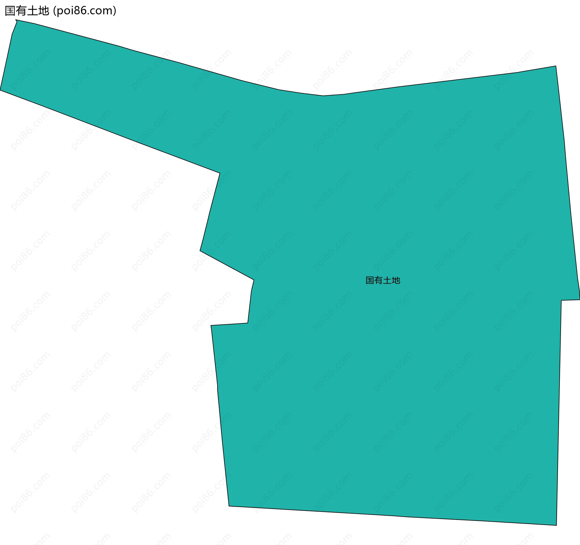 国有土地边界地图