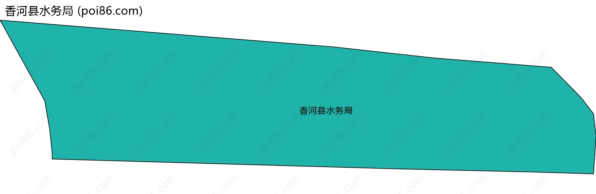 香河县水务局边界地图