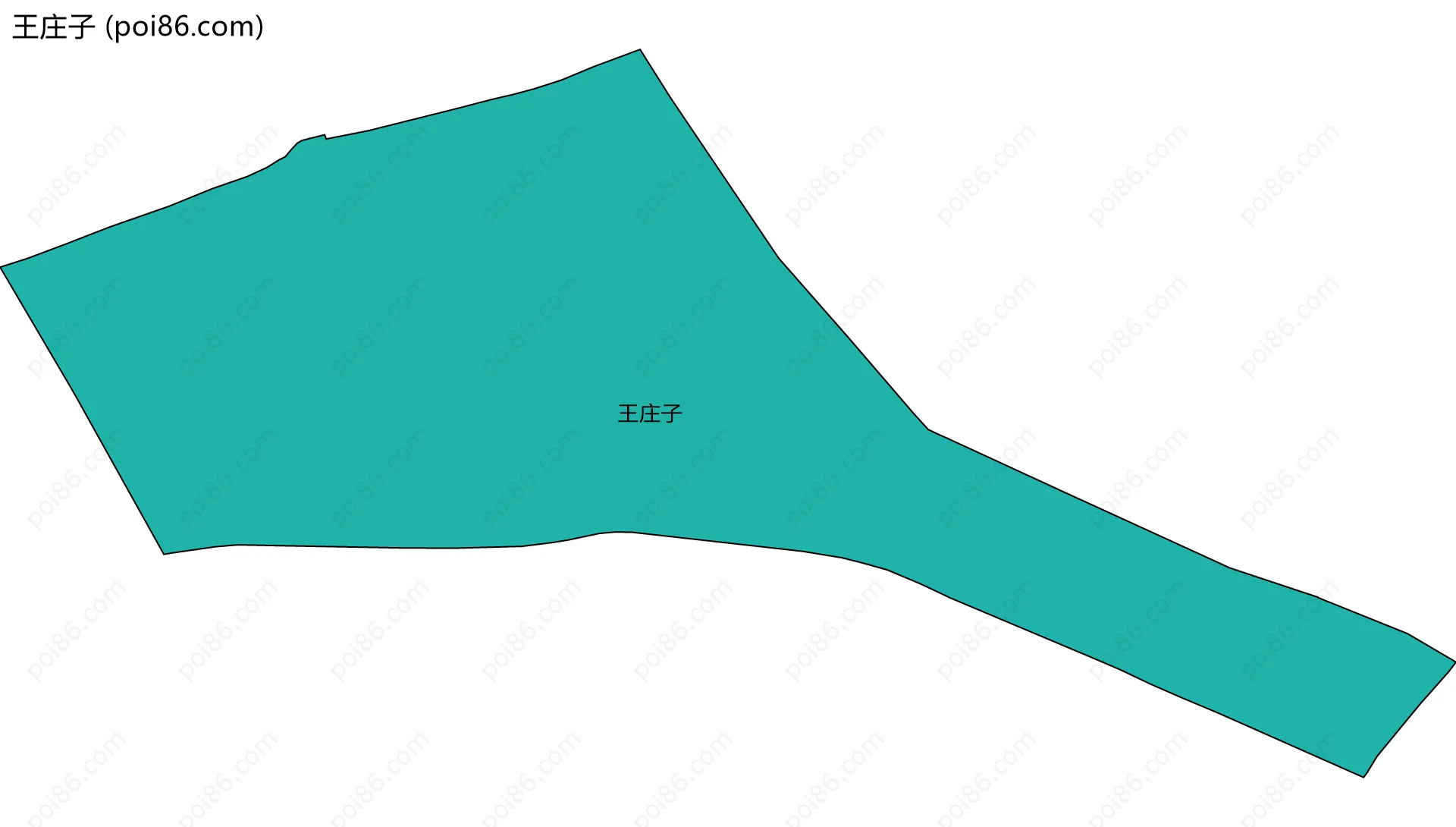 王庄子边界地图