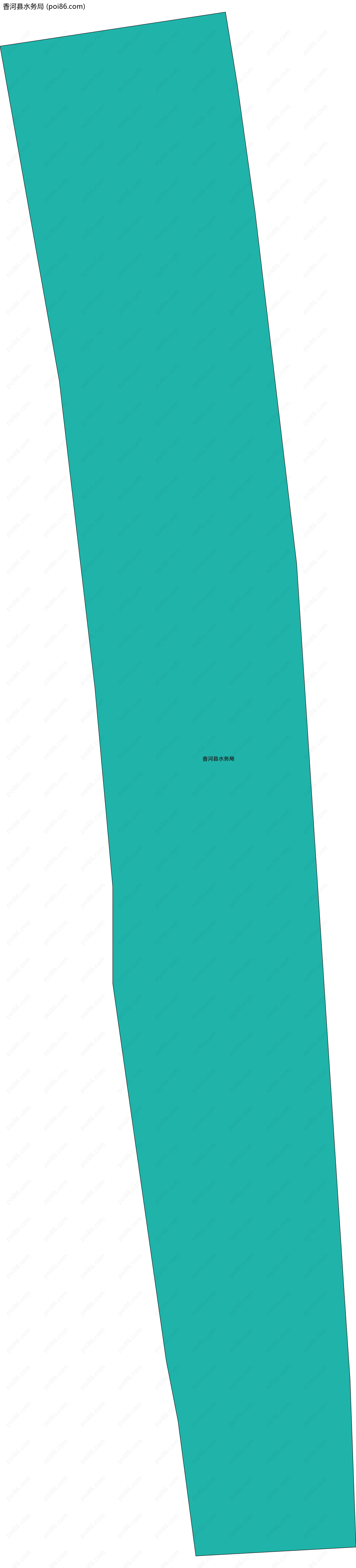 香河县水务局边界地图