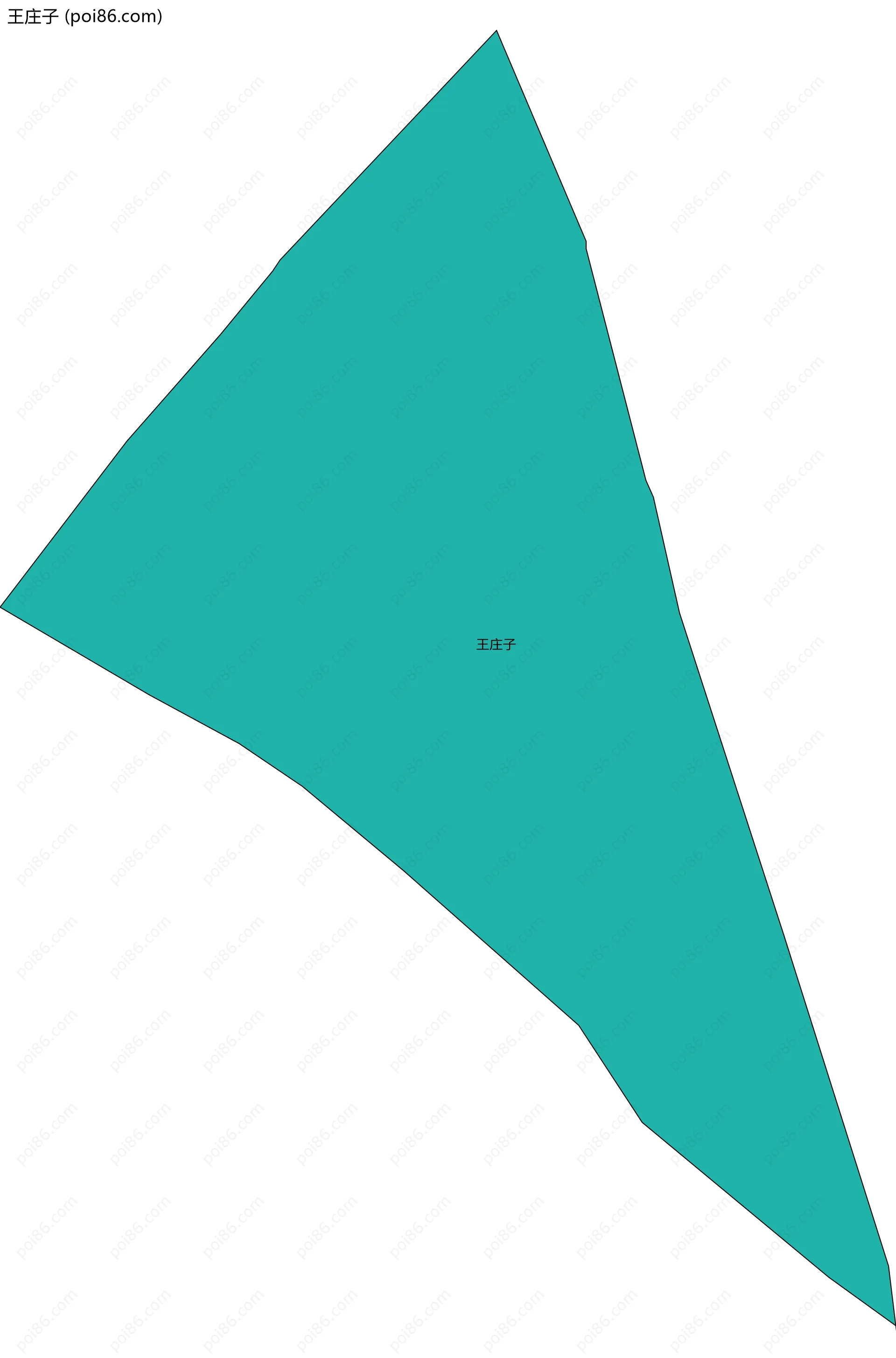 王庄子边界地图